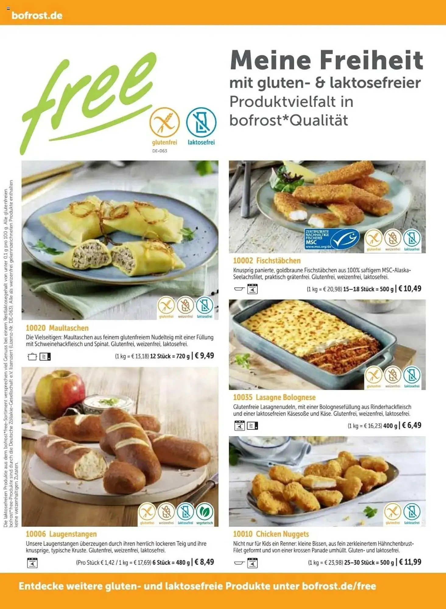 Bofrost Prospekt von 2. März bis 6. September 2025 - Prospekt seite 136