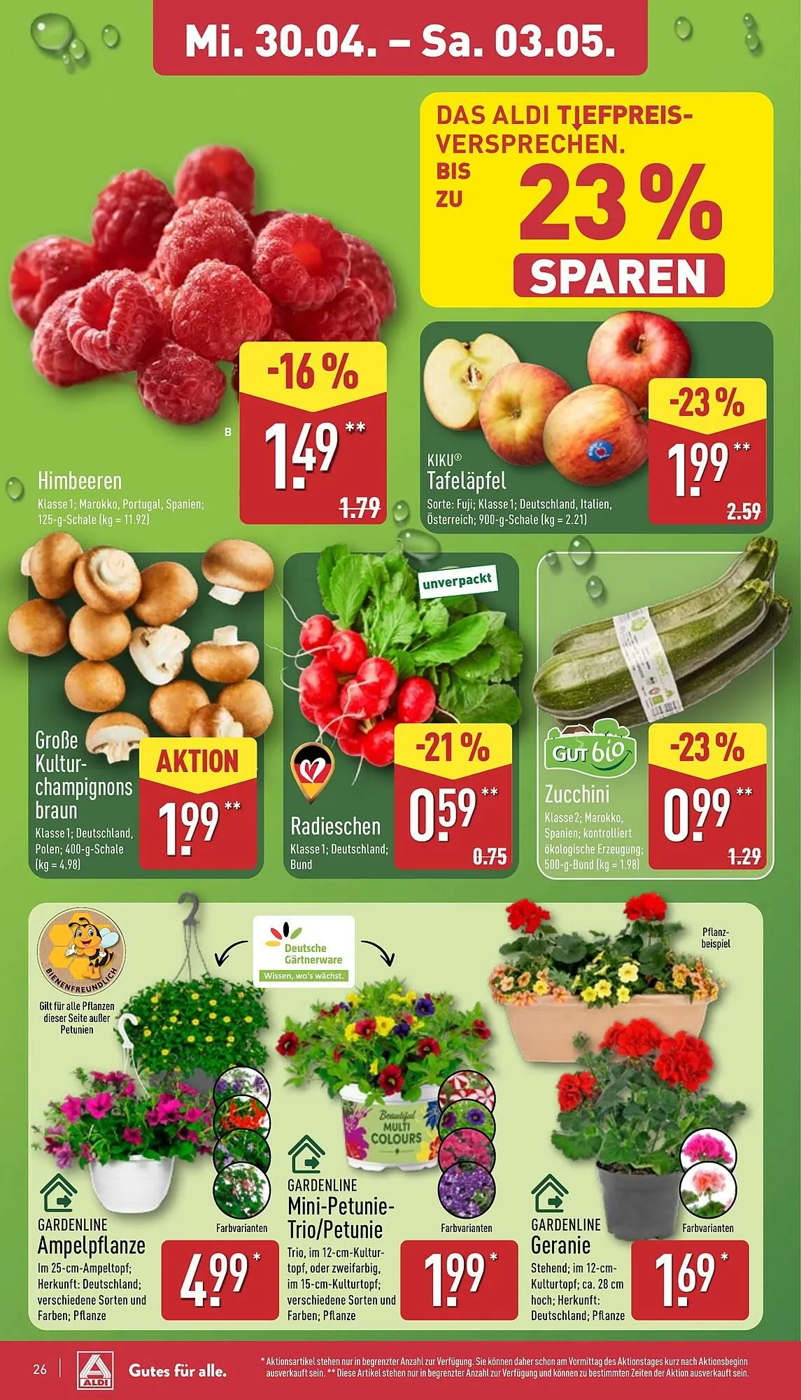 Aldi Nord Prospekt von 28. April bis 3. Mai 2025 - Prospekt seite 26