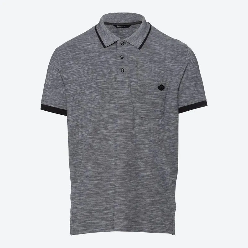 Herren-Poloshirt mit Brusttasche
