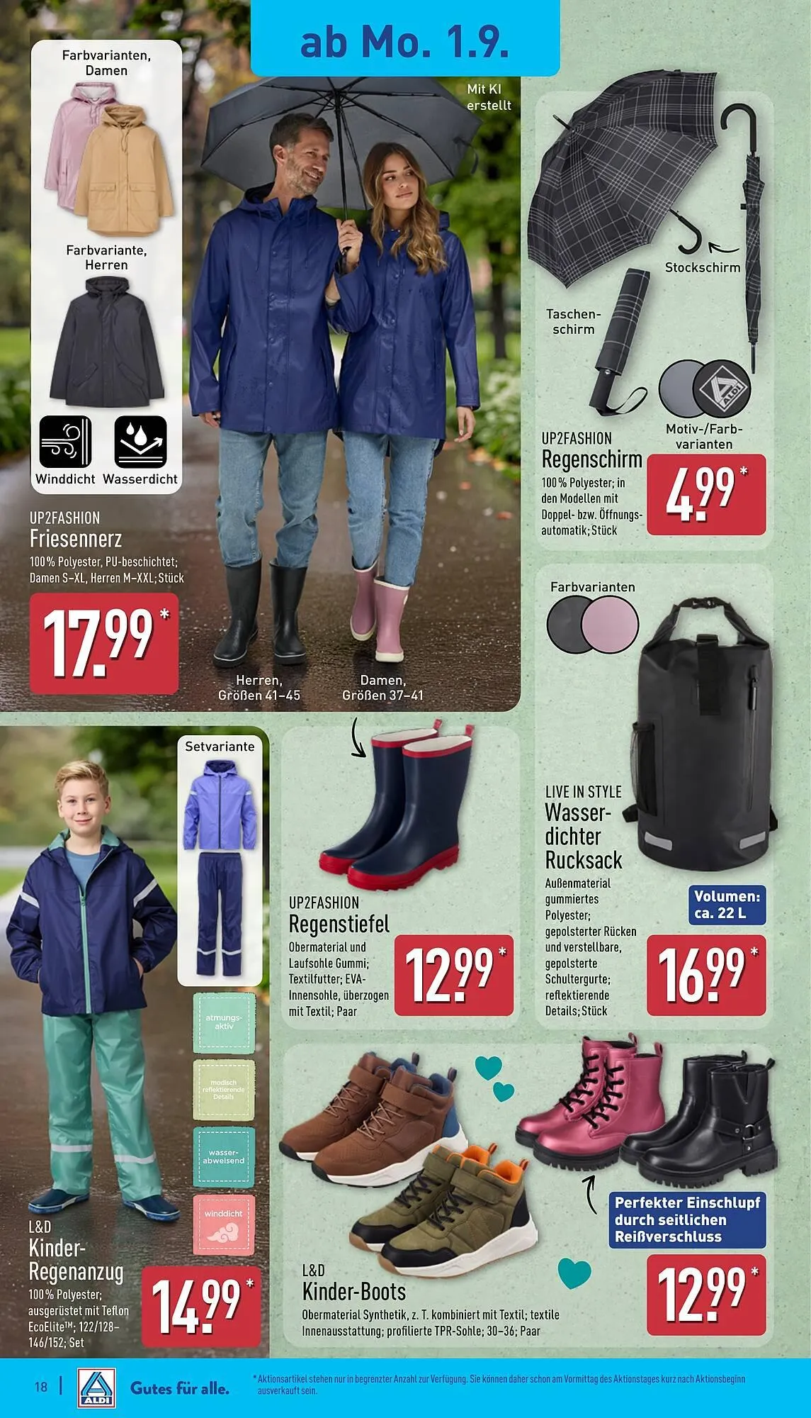 Aldi Nord Prospekt von 1. September bis 6. September 2025 - Prospekt seite 18