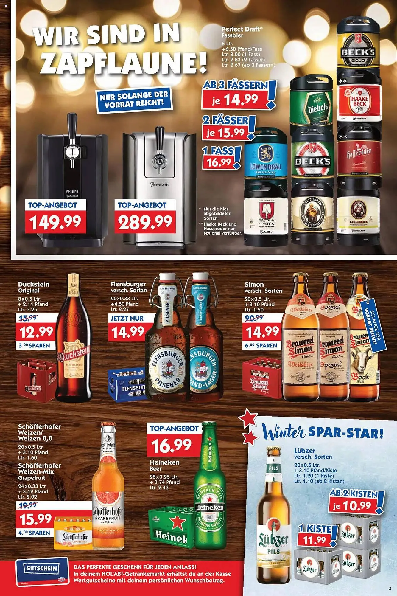 Hol'ab Getränkemarkt Prospekt von 1. Dezember bis 6. Dezember 2025 - Prospekt seite 3