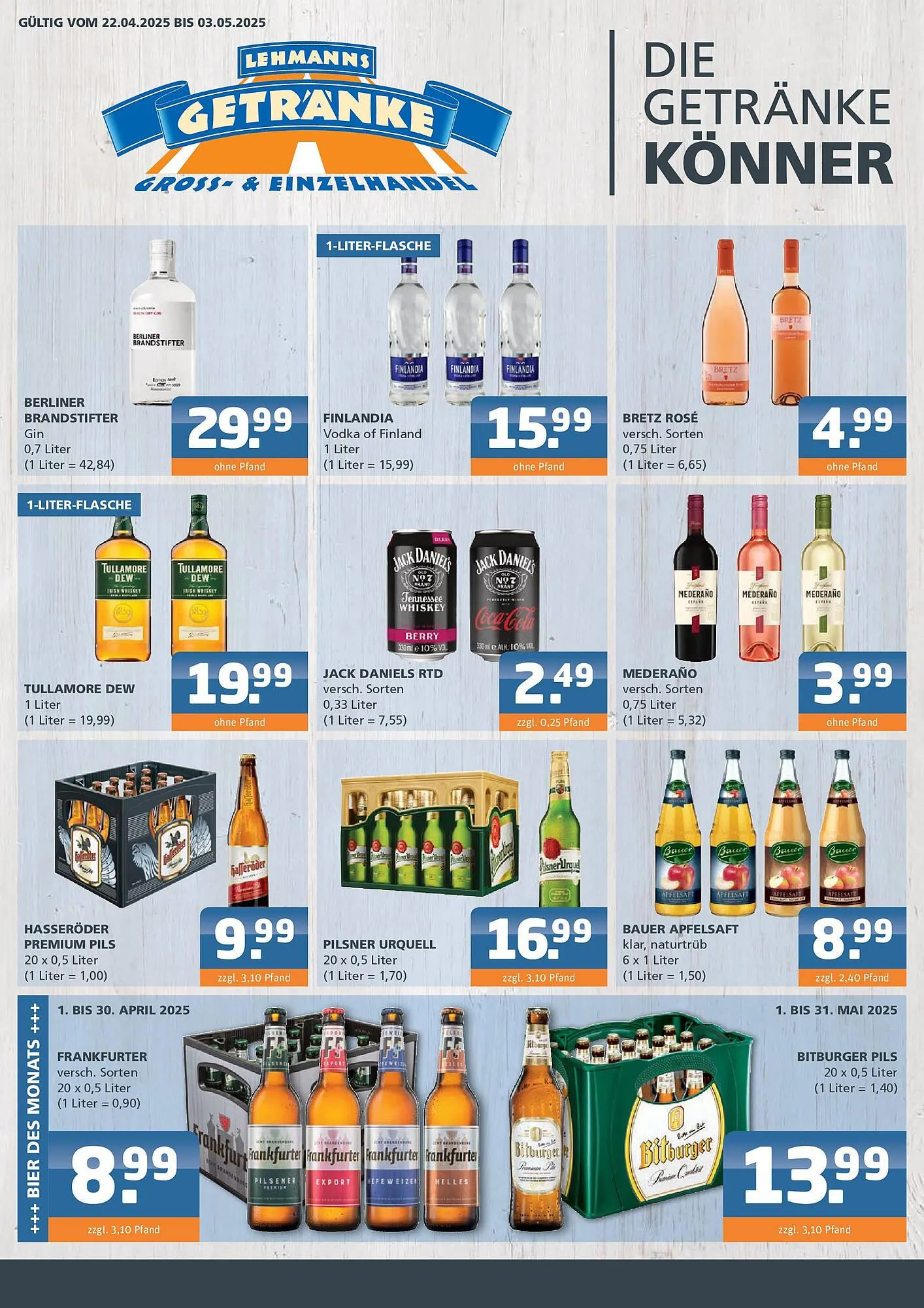 Getränke Lehmann Prospekt - 1