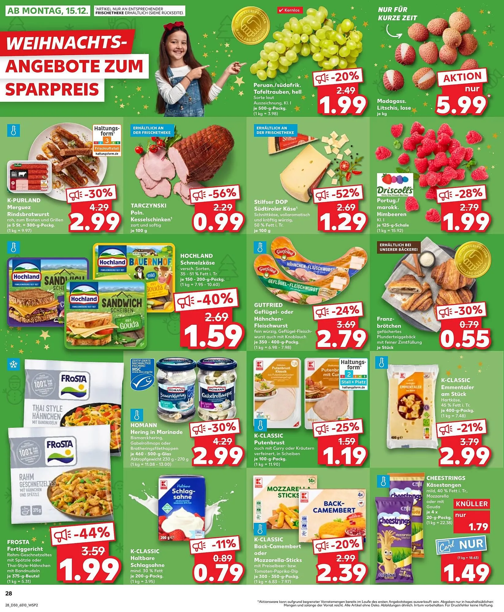 Kaufland Prospekt von 11. Dezember bis 17. Dezember 2025 - Prospekt seite 28