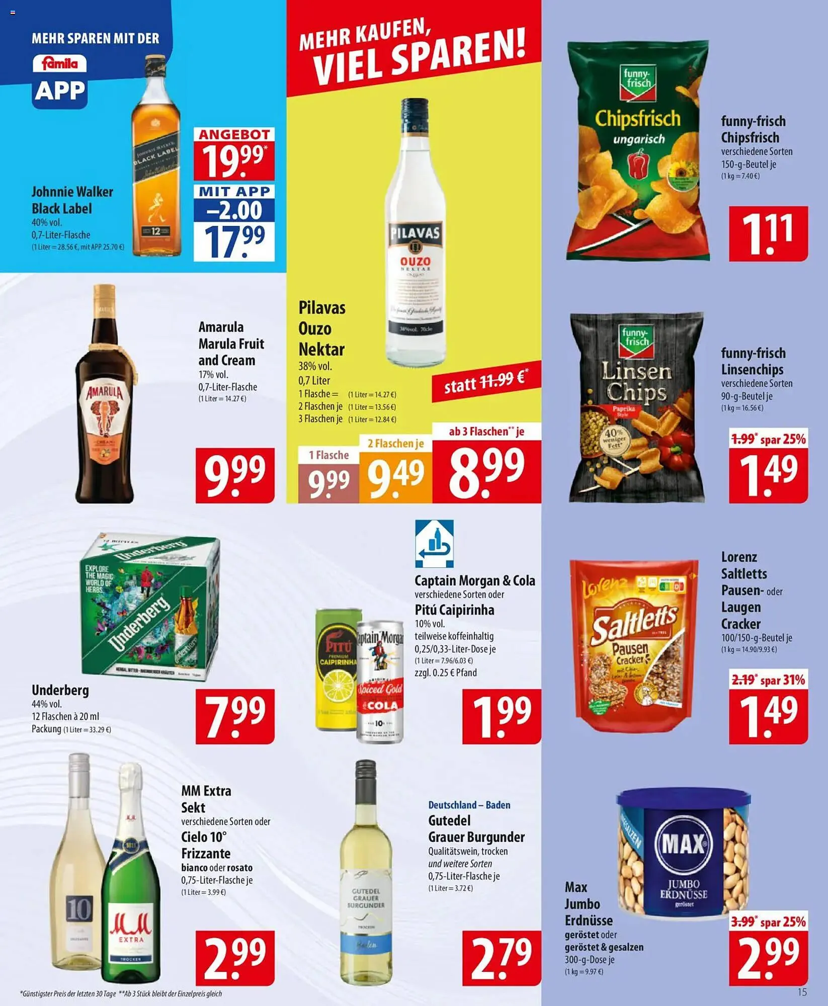 Famila Nord Ost Prospekt von 12. Januar bis 17. Januar 2026 - Prospekt seite 15