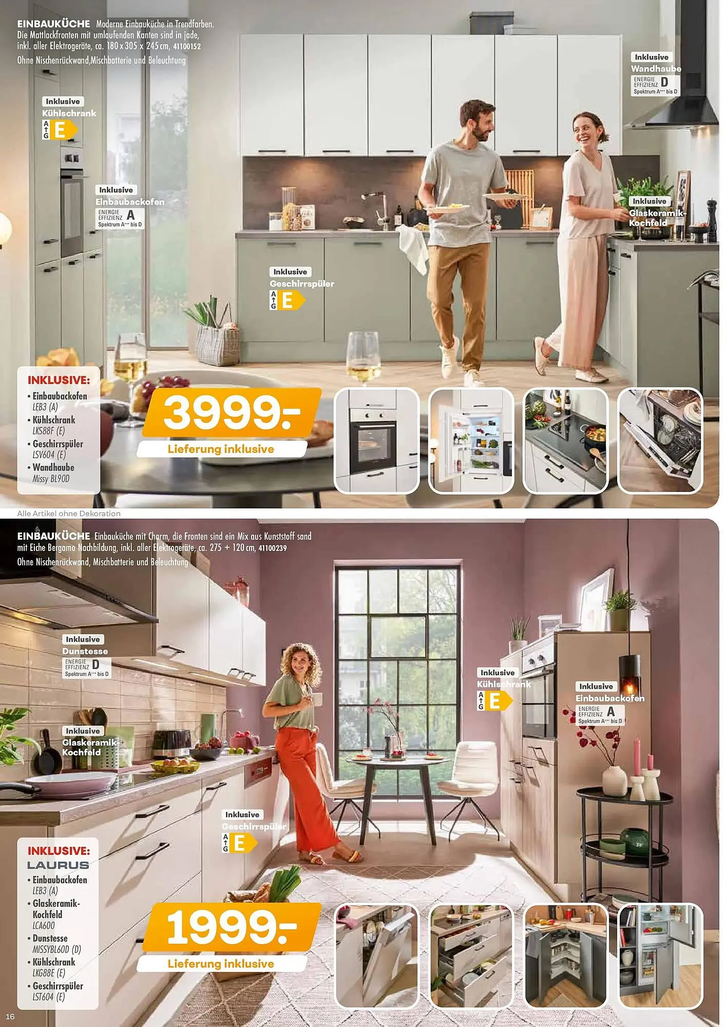 Möbel Kraft Prospekt von 4. November bis 2. Dezember 2025 - Prospekt seite 16