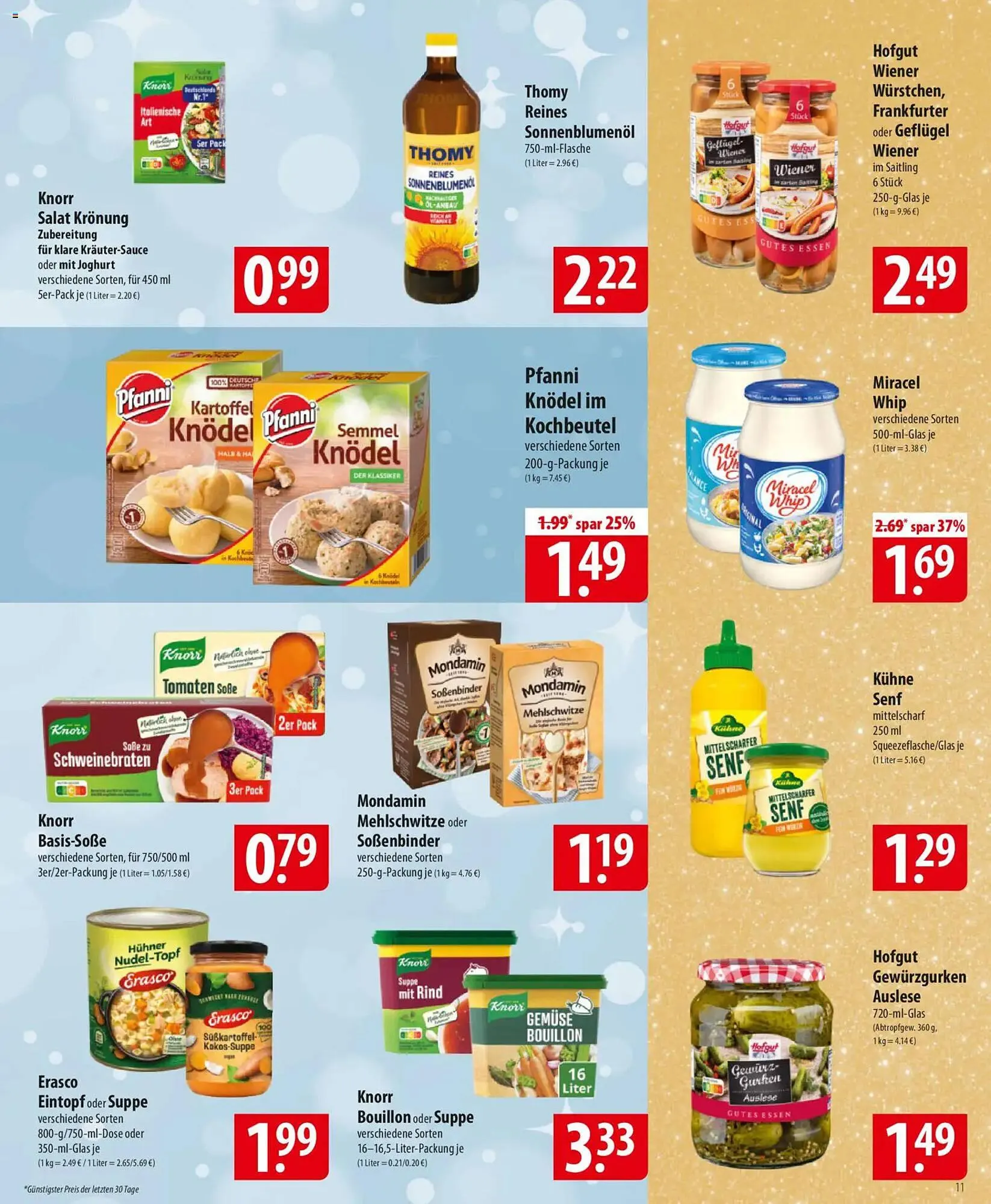 Famila Nord Ost Prospekt von 15. Dezember bis 20. Dezember 2025 - Prospekt seite 11