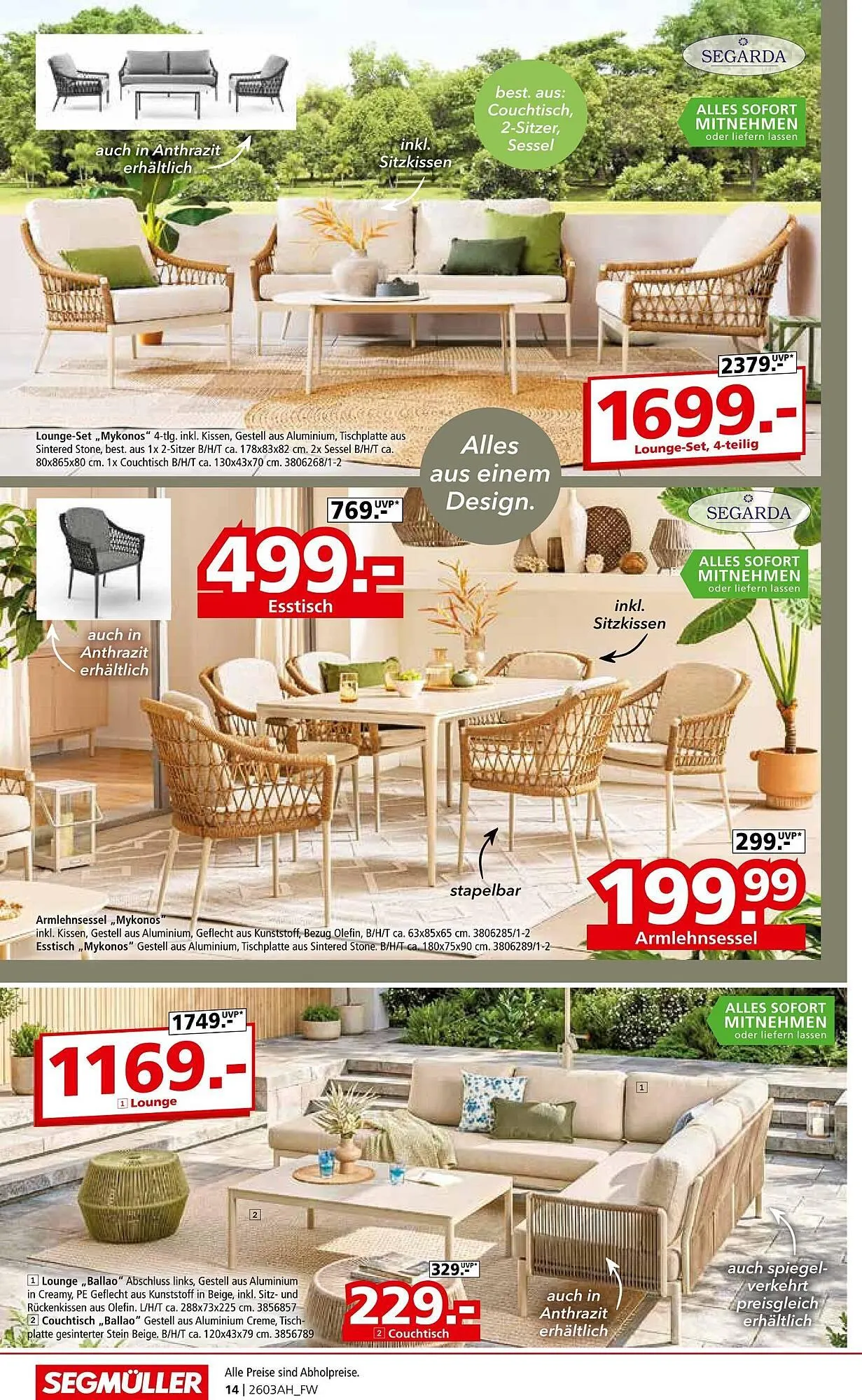 Segmüller Prospekt von 7. März bis 10. April 2026 - Prospekt seite 14