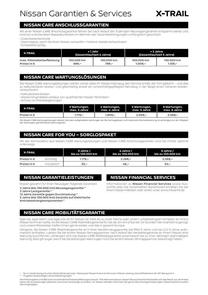 X-Trail von 3. Juli bis 3. Juli 2025 - Prospekt seite 7