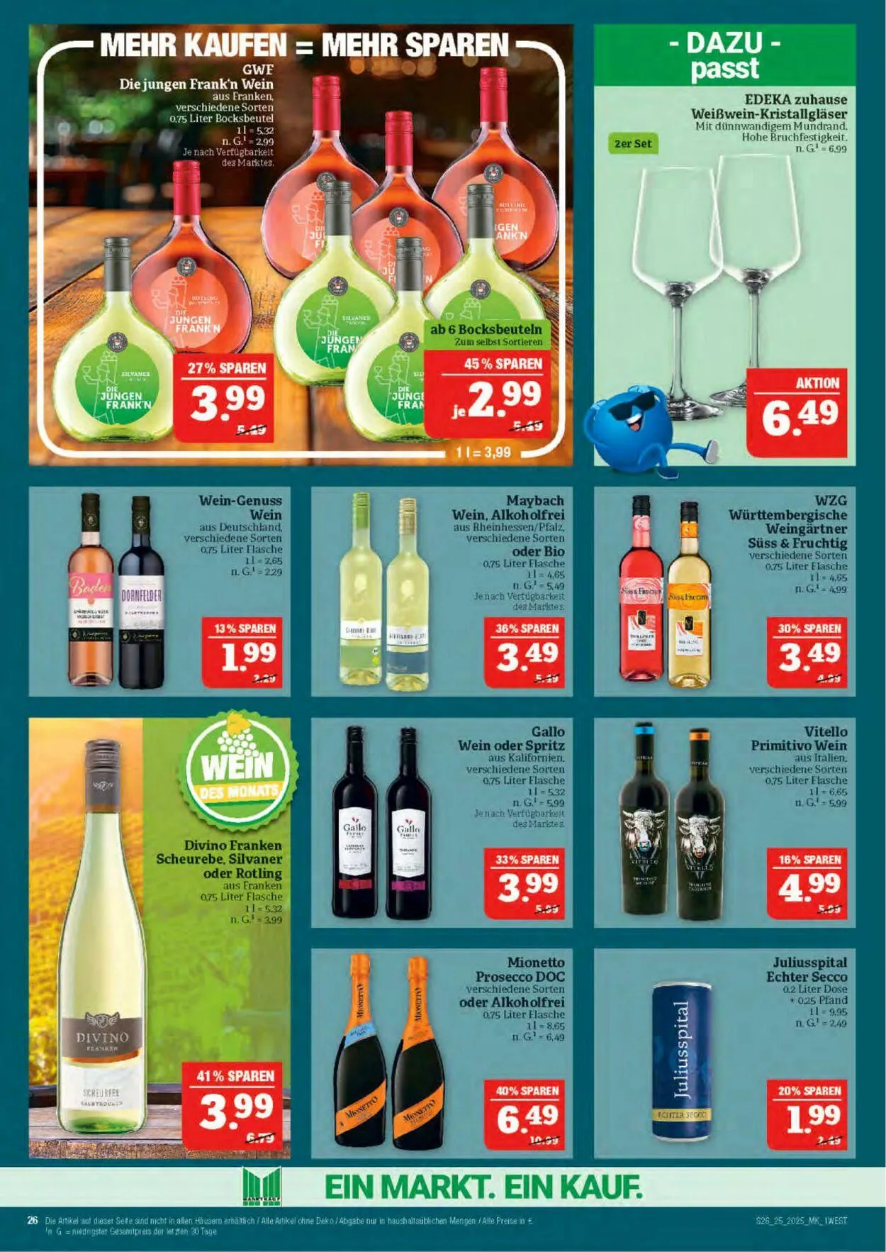 Marktkauf - Nürnberg-Thon Aktueller Prospekt von 16. Juni bis 21. Juni 2025 - Prospekt seite 26