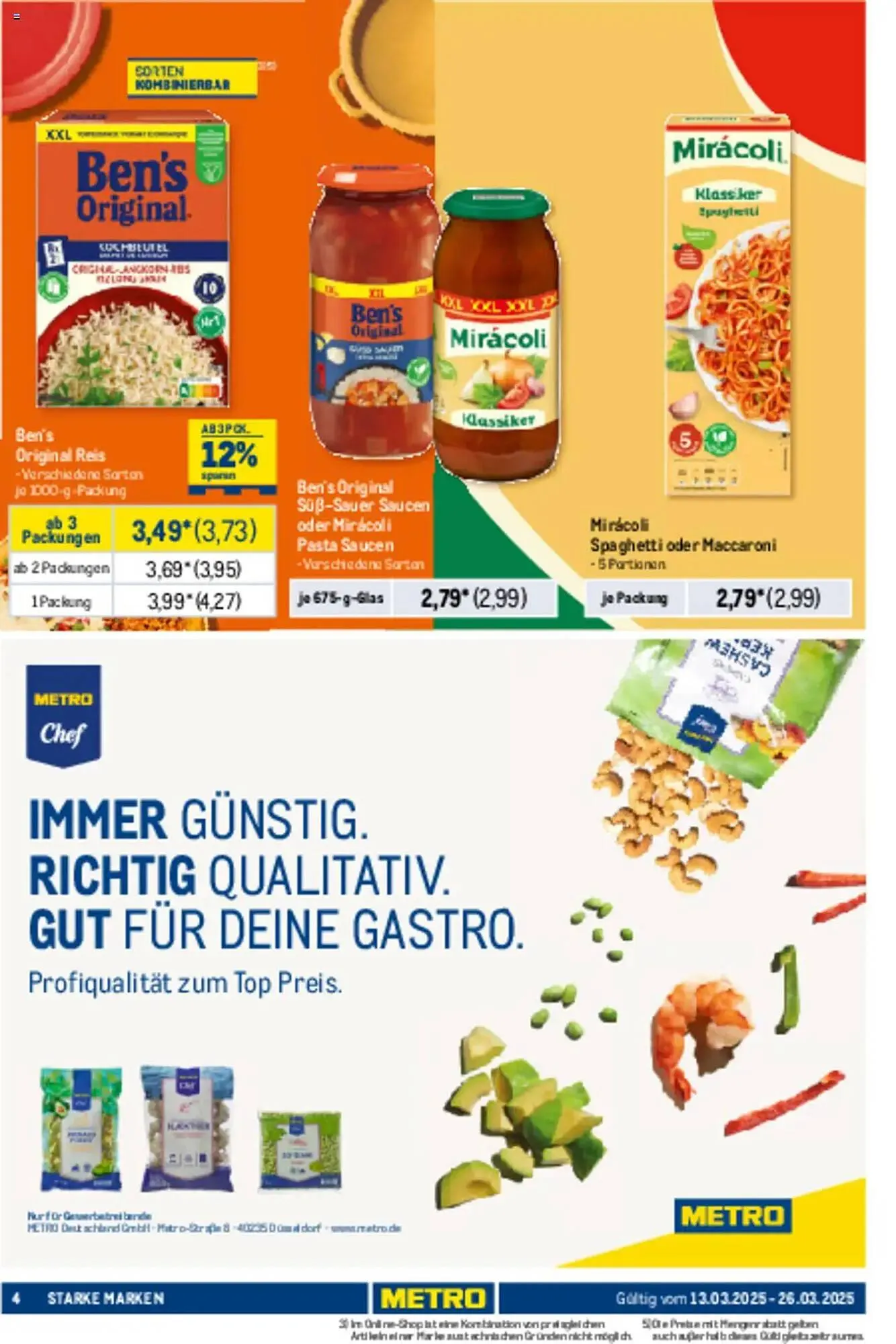 METRO Prospekt von 13. März bis 26. März 2025 - Prospekt seite 4