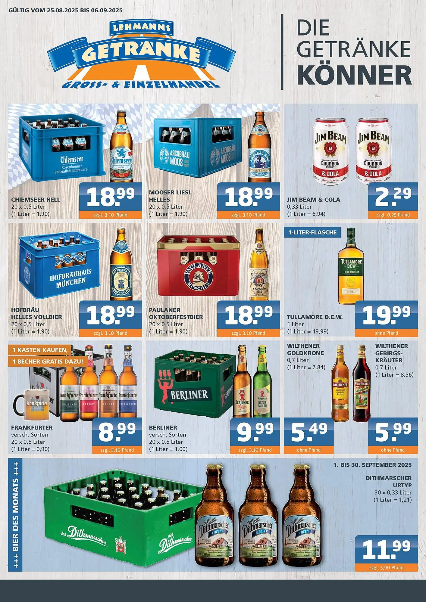 Getränke Lehmann Prospekt - 1