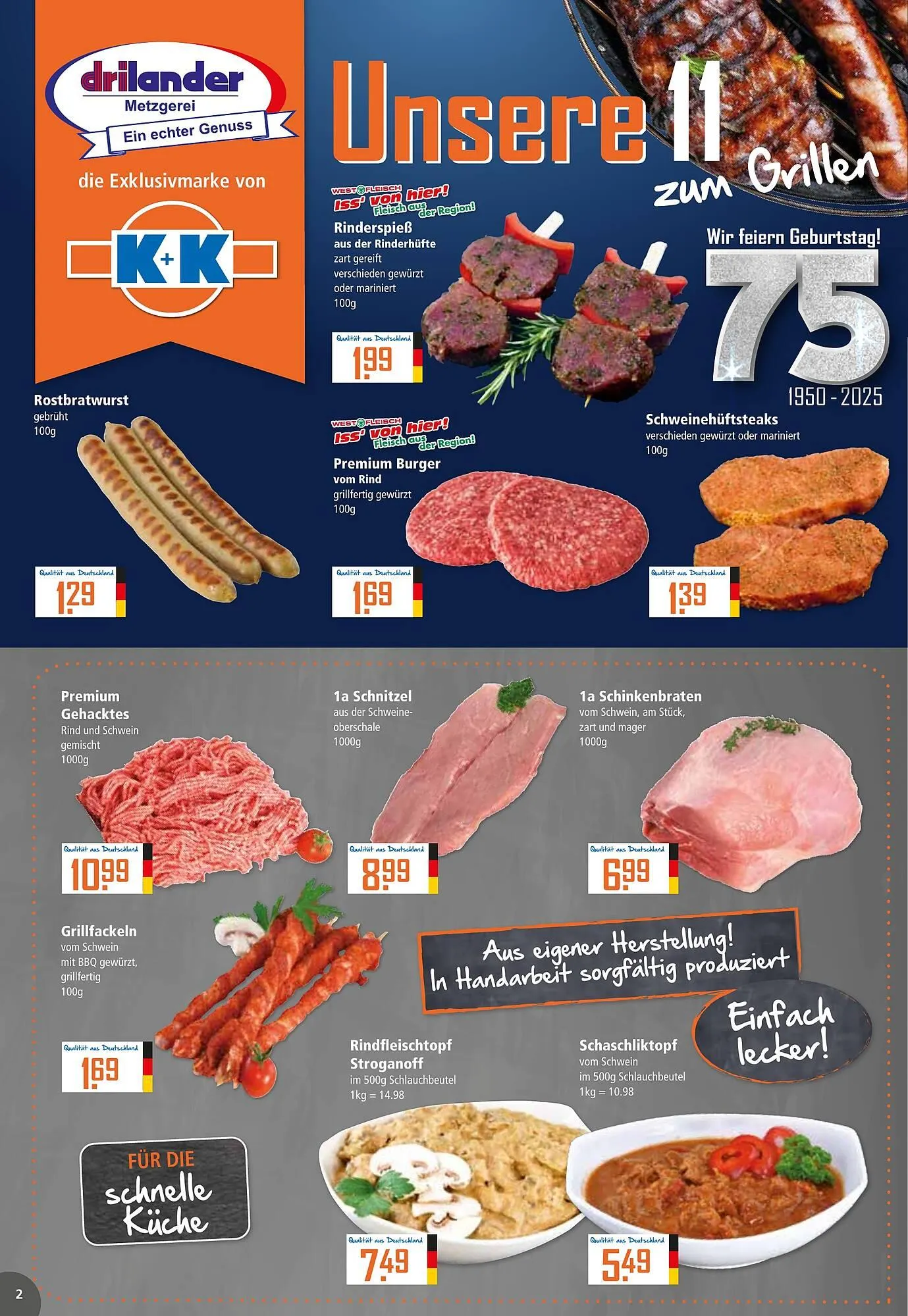 Klaas und Kock Prospekt von 21. April bis 26. April 2025 - Prospekt seite 2
