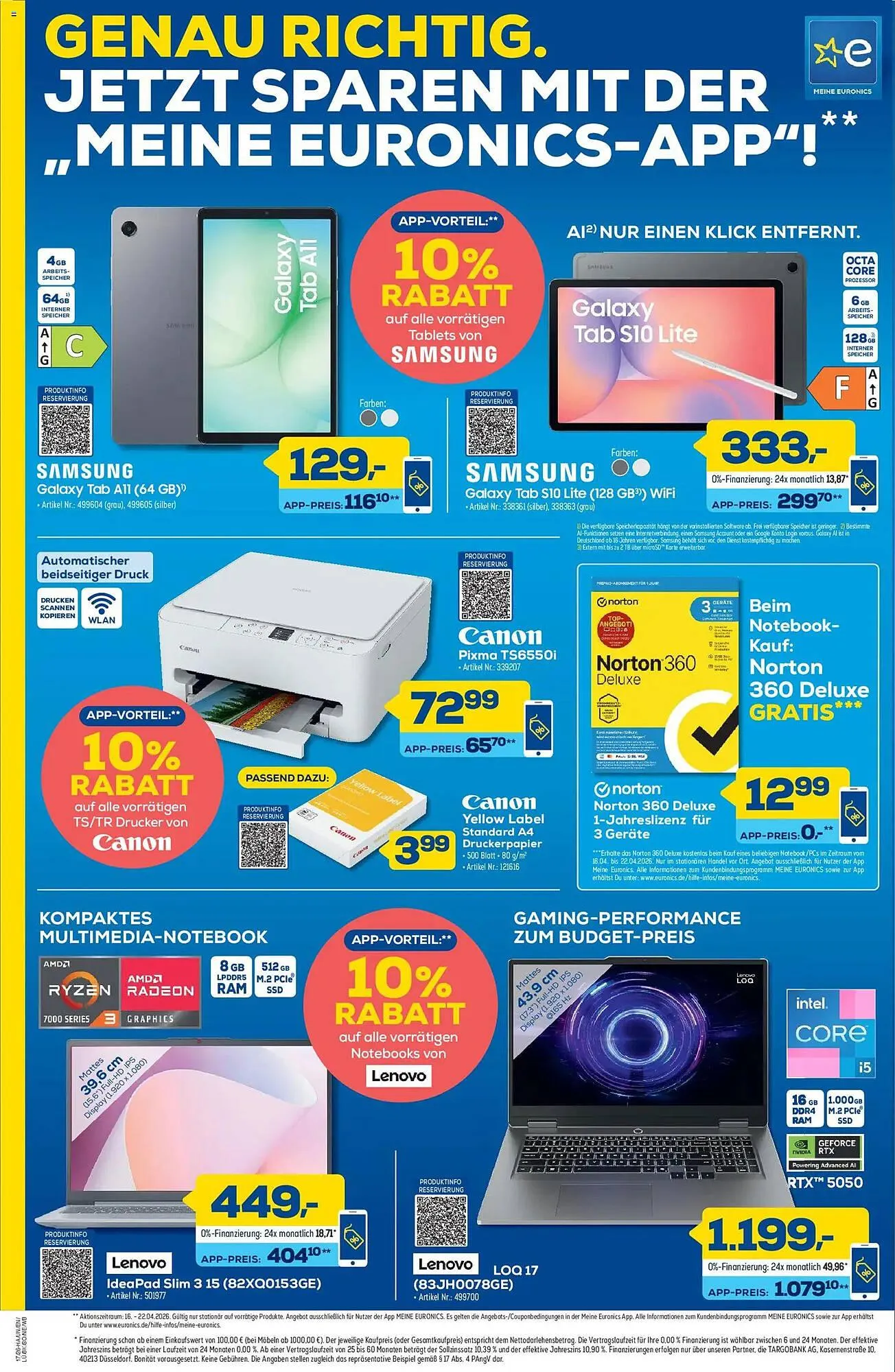 Euronics Prospekt von 16. April bis 22. April 2026 - Prospekt seite 8