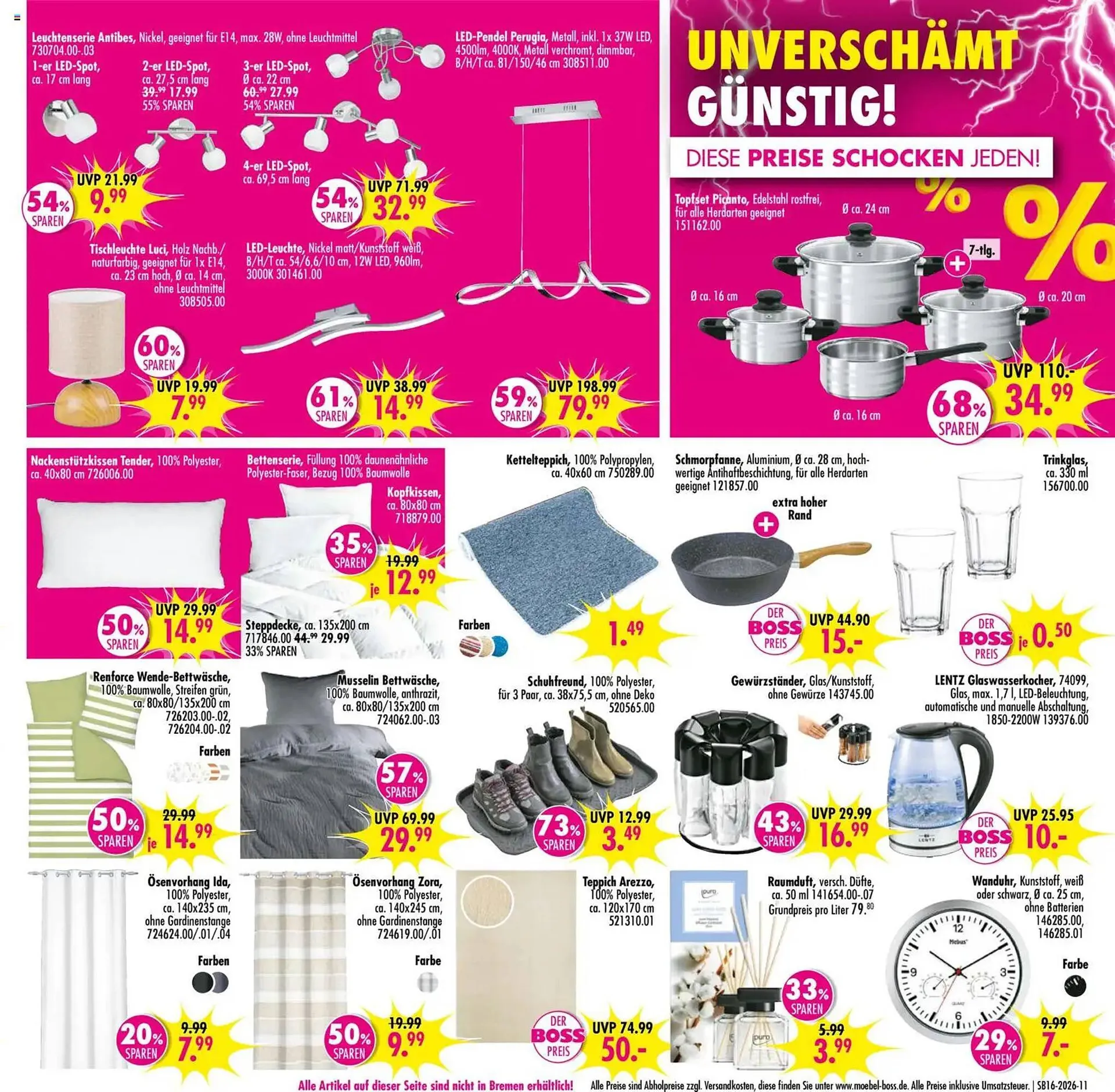 Möbel Boss Prospekt von 11. April bis 17. April 2026 - Prospekt seite 11