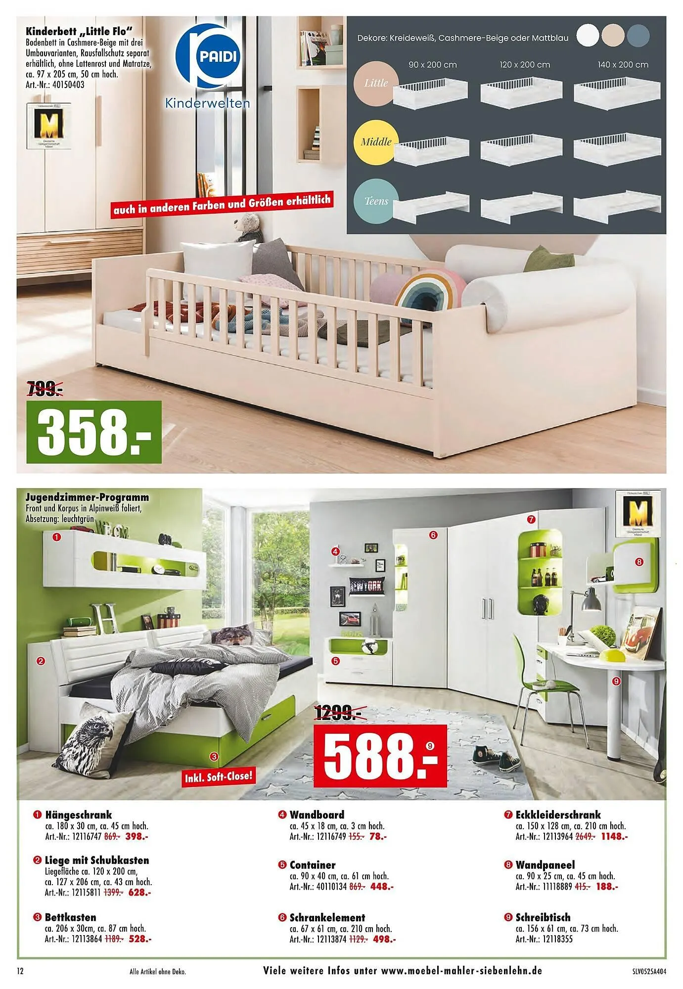 Möbel Mahler Prospekt von 7. Mai bis 13. Mai 2025 - Prospekt seite 12