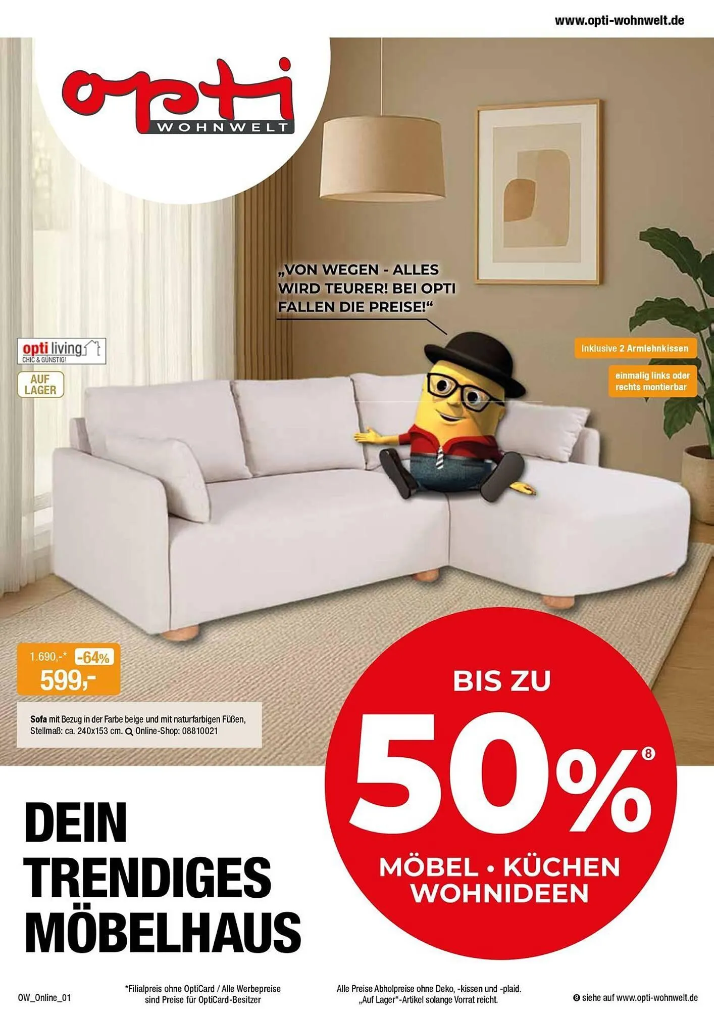 Opti Wohnwelt Prospekt - 1