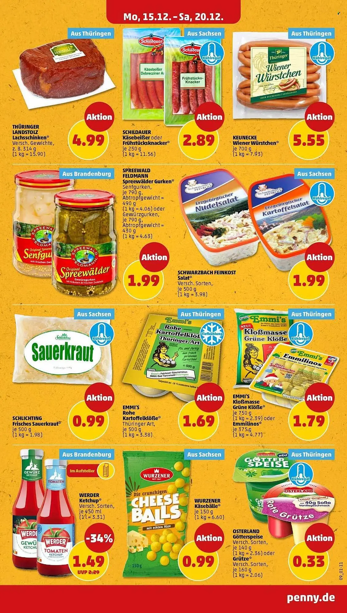 PENNY Prospekt von 15. Dezember bis 20. Dezember 2025 - Prospekt seite 13