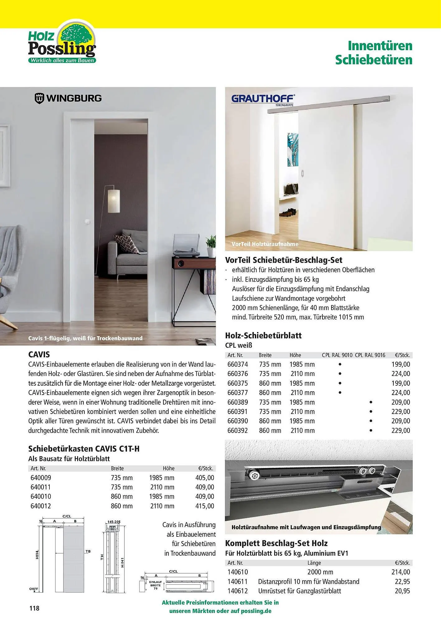 Holz Possling Prospekt von 31. März bis 30. Juni 2025 - Prospekt seite 118