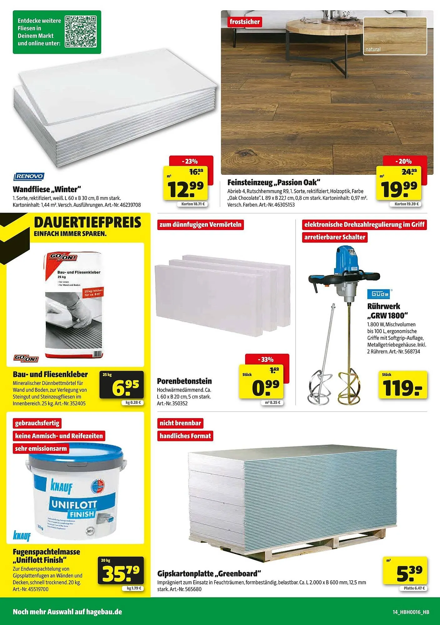 Hagebau Prospekt von 12. April bis 19. April 2025 - Prospekt seite 18