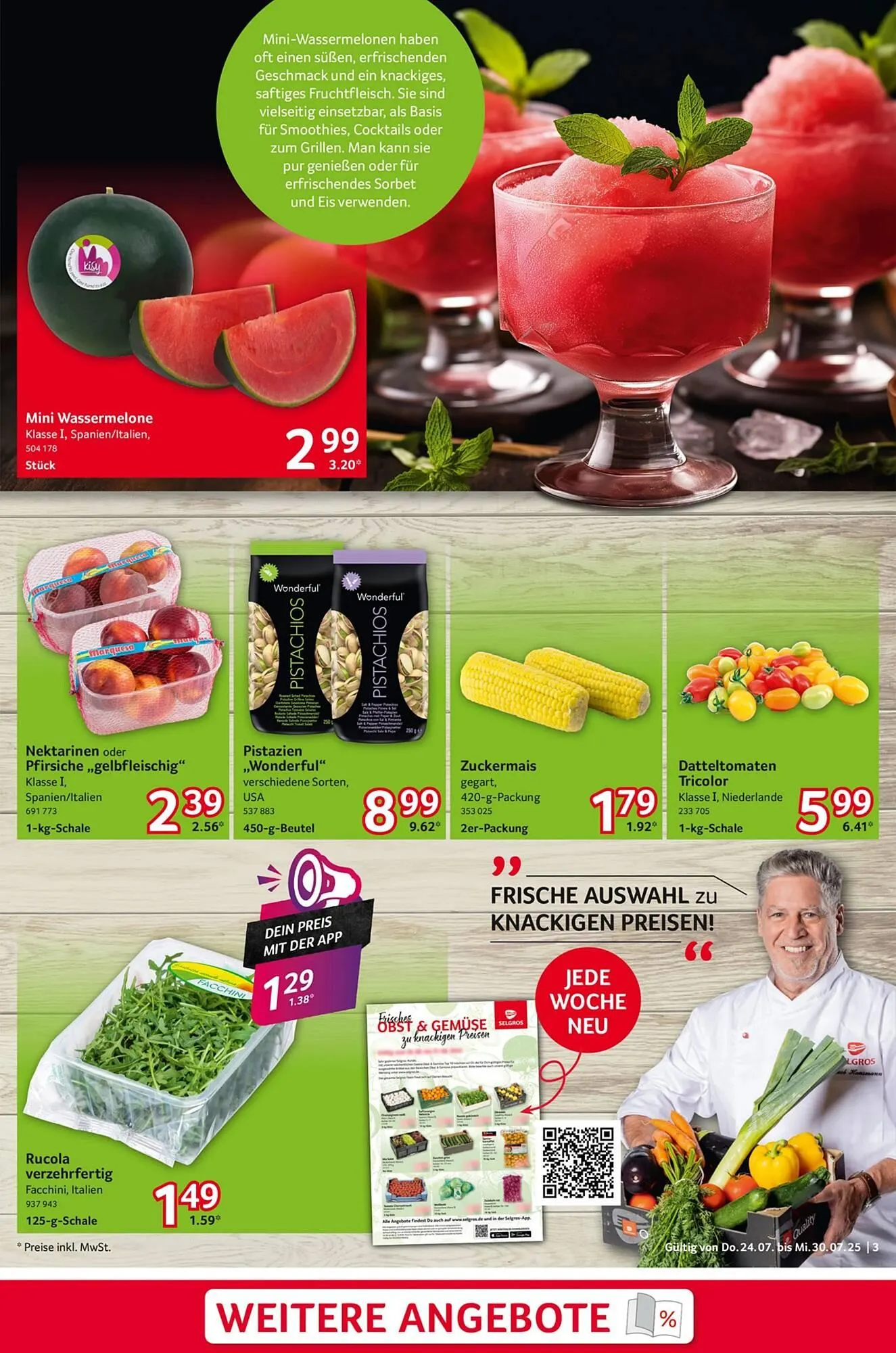 Selgros Prospekt von 24. Juli bis 31. Juli 2025 - Prospekt seite 3