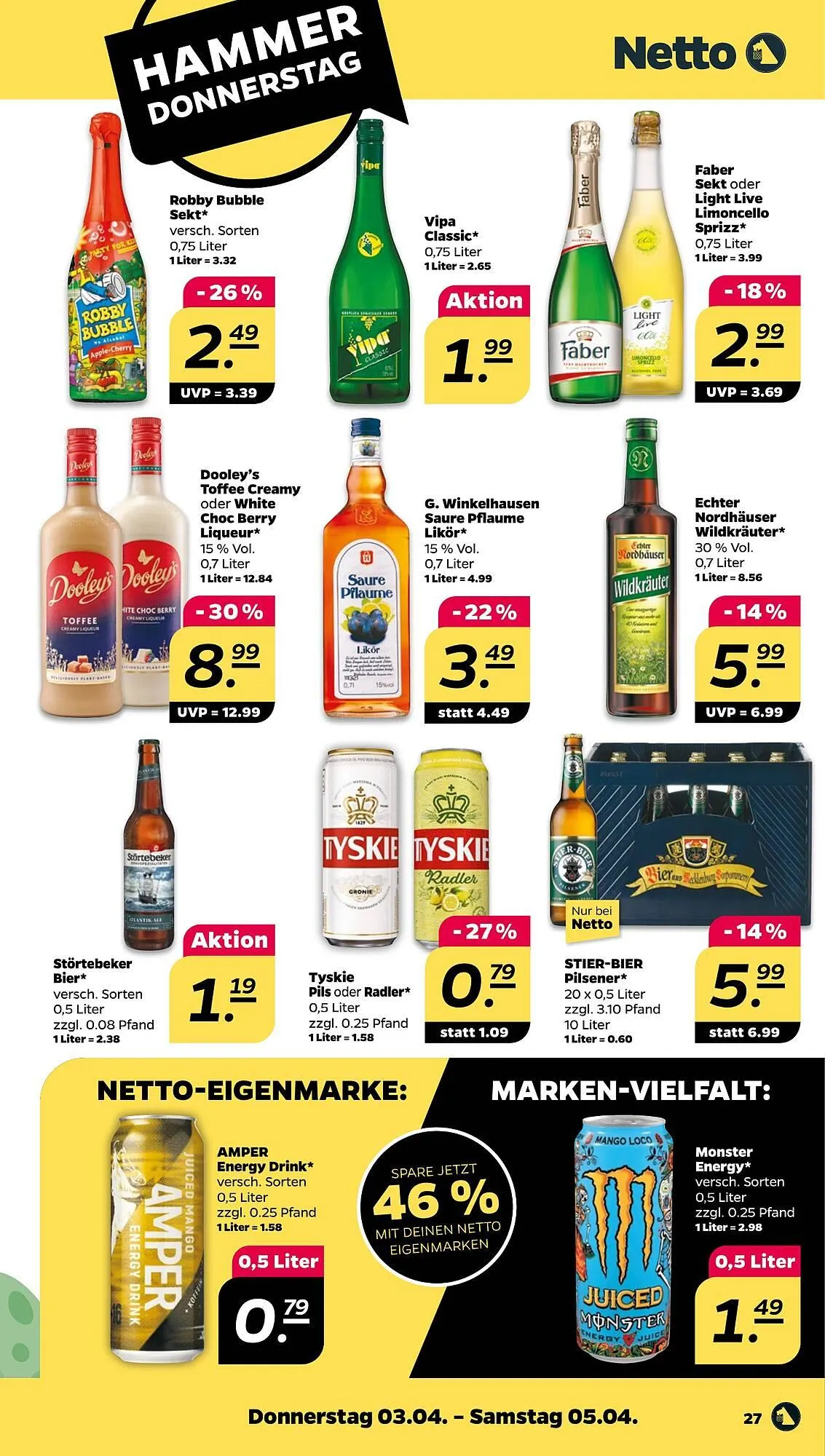 NETTO Prospekt von 31. März bis 5. April 2025 - Prospekt seite 27