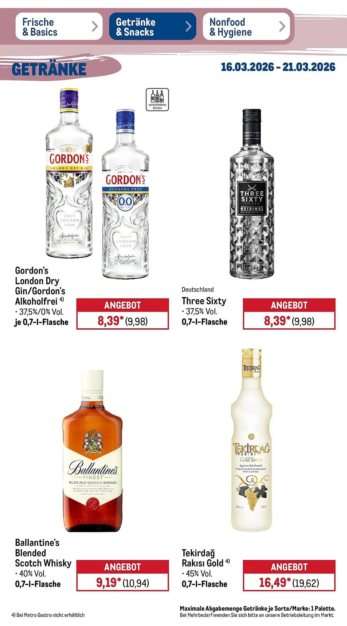 METRO Prospekt von 15. März bis 21. März 2026 - Prospekt seite 36