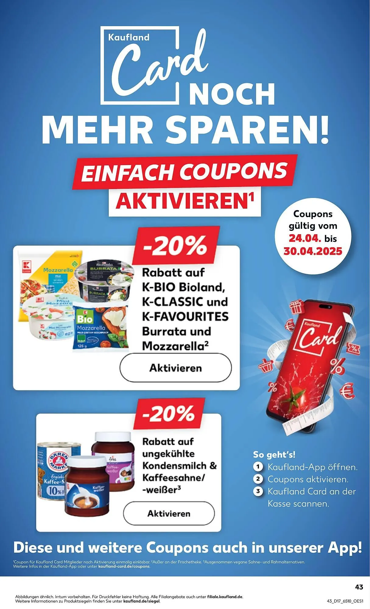 Kaufland Prospekt von 24. April bis 30. April 2025 - Prospekt seite 43