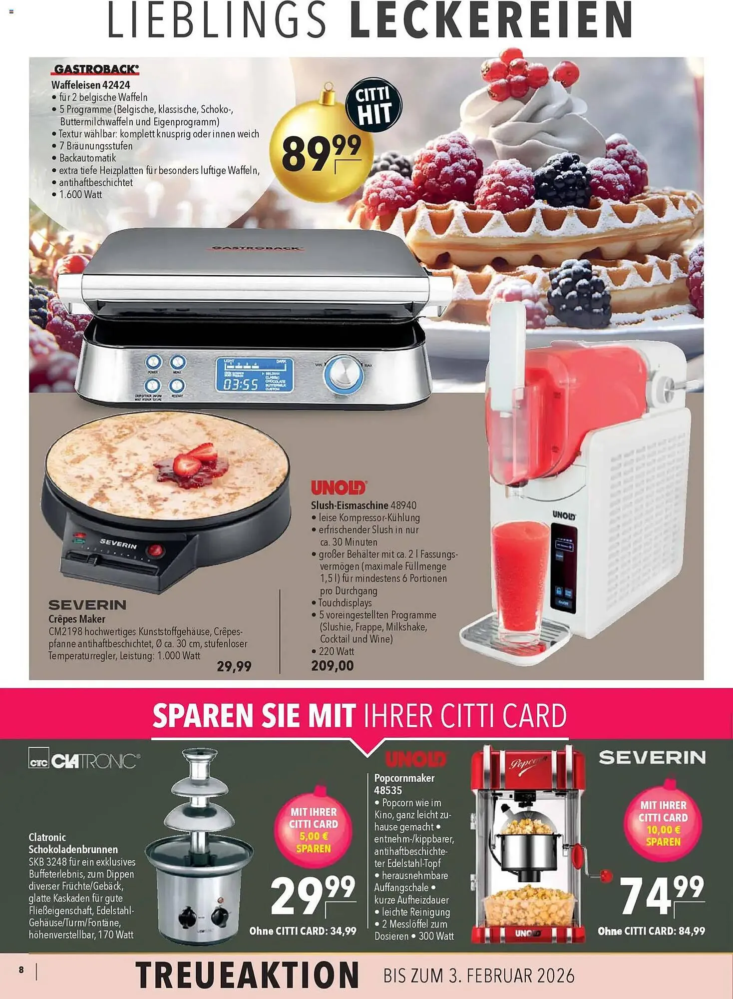 CITTI Markt Prospekt von 26. November bis 9. Dezember 2025 - Prospekt seite 8