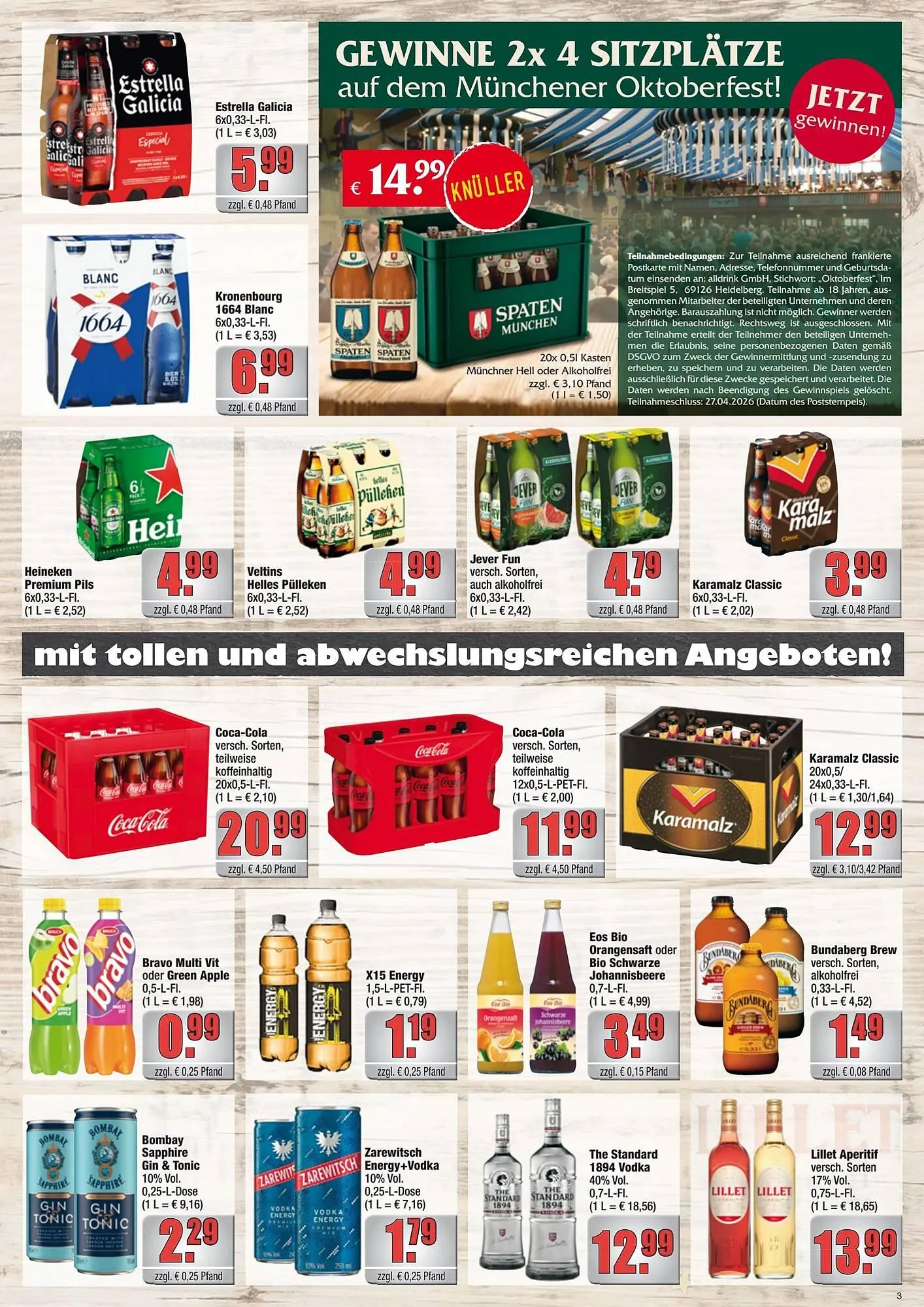 Alldrink Prospekt von 13. April bis 26. April 2026 - Prospekt seite 3