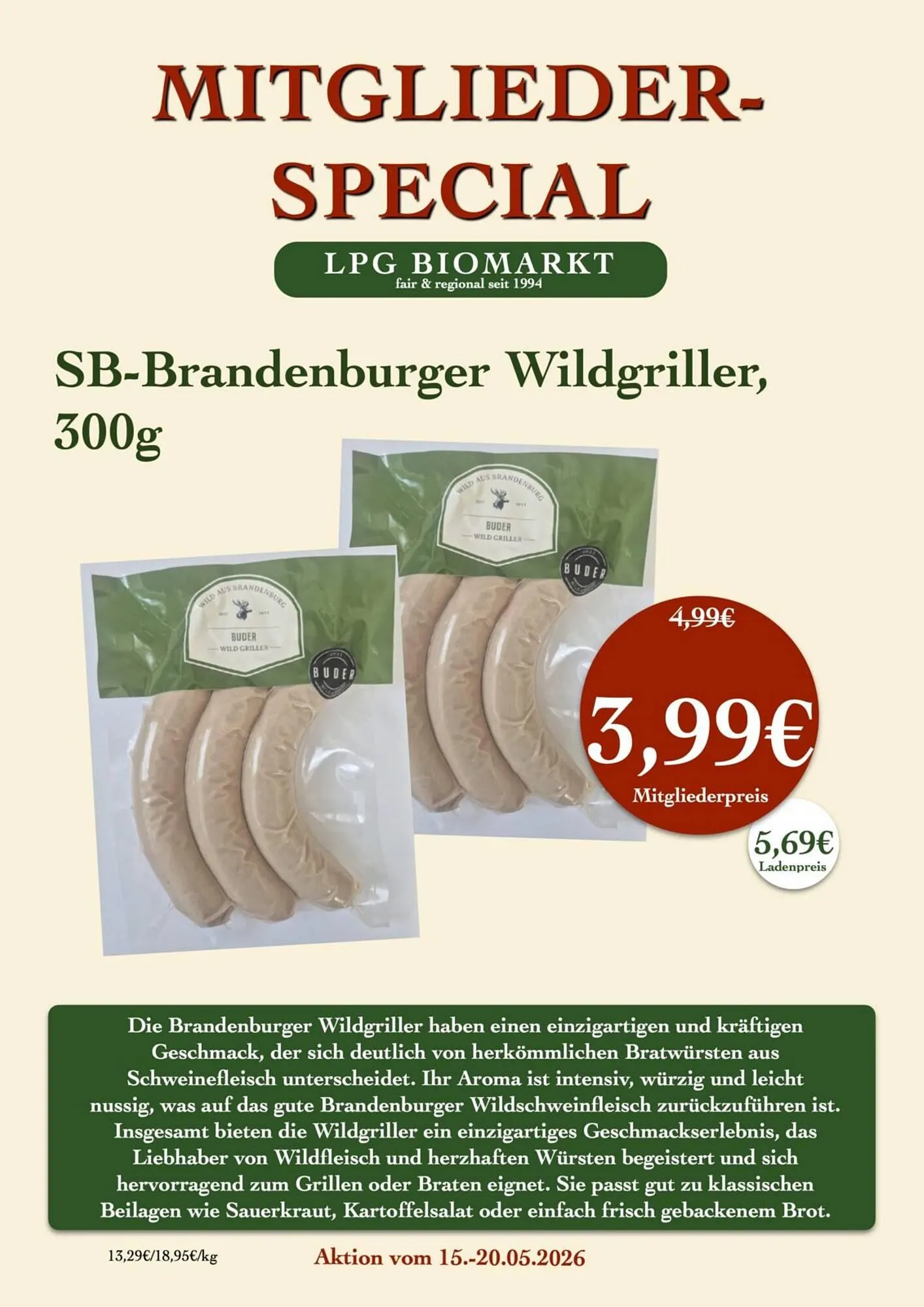 LPG Biomarkt Prospekt von 15. Mai bis 20. Mai 2026 - Prospekt seite 5