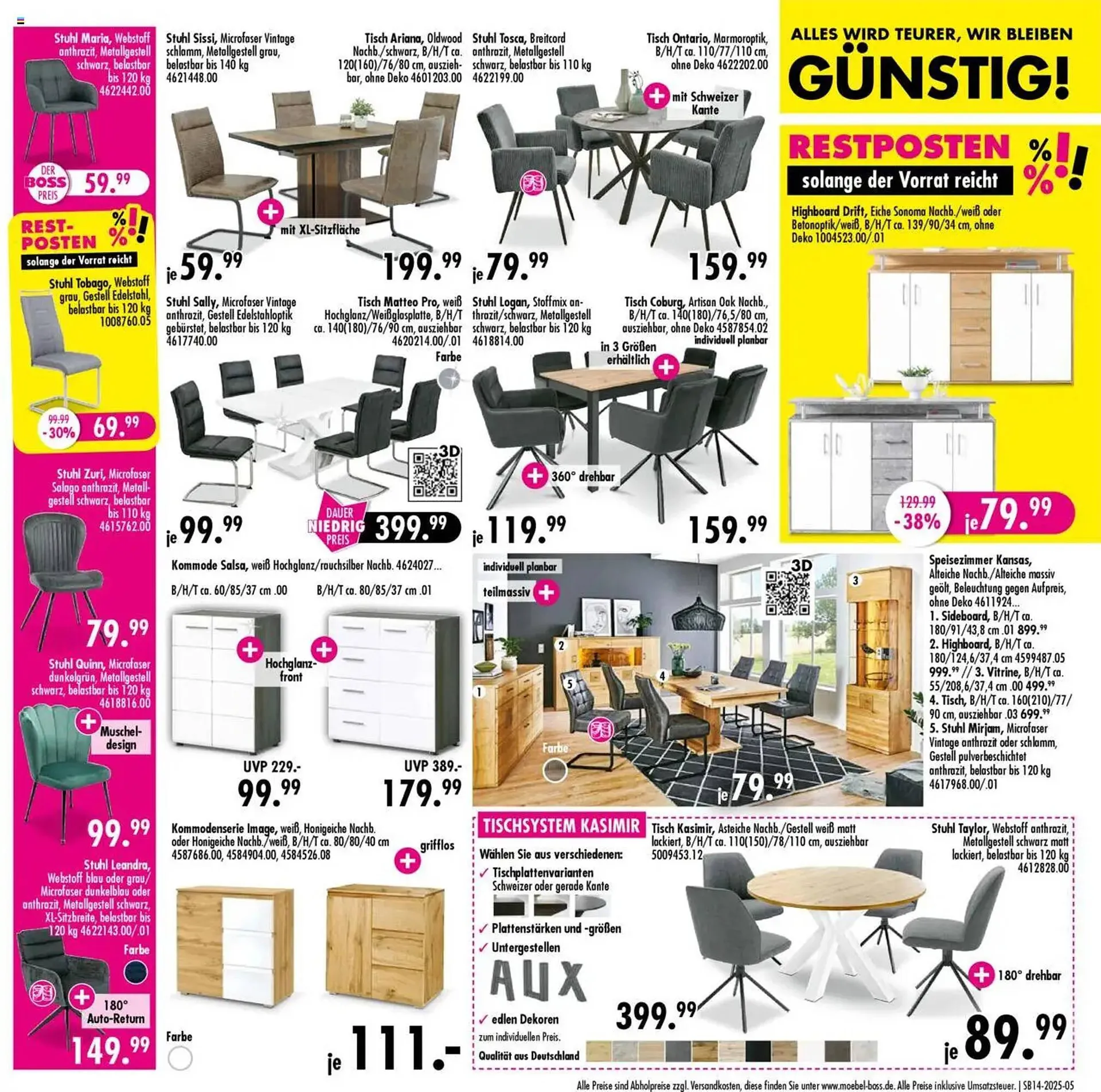 Möbel Boss Prospekt von 31. März bis 6. April 2025 - Prospekt seite 5