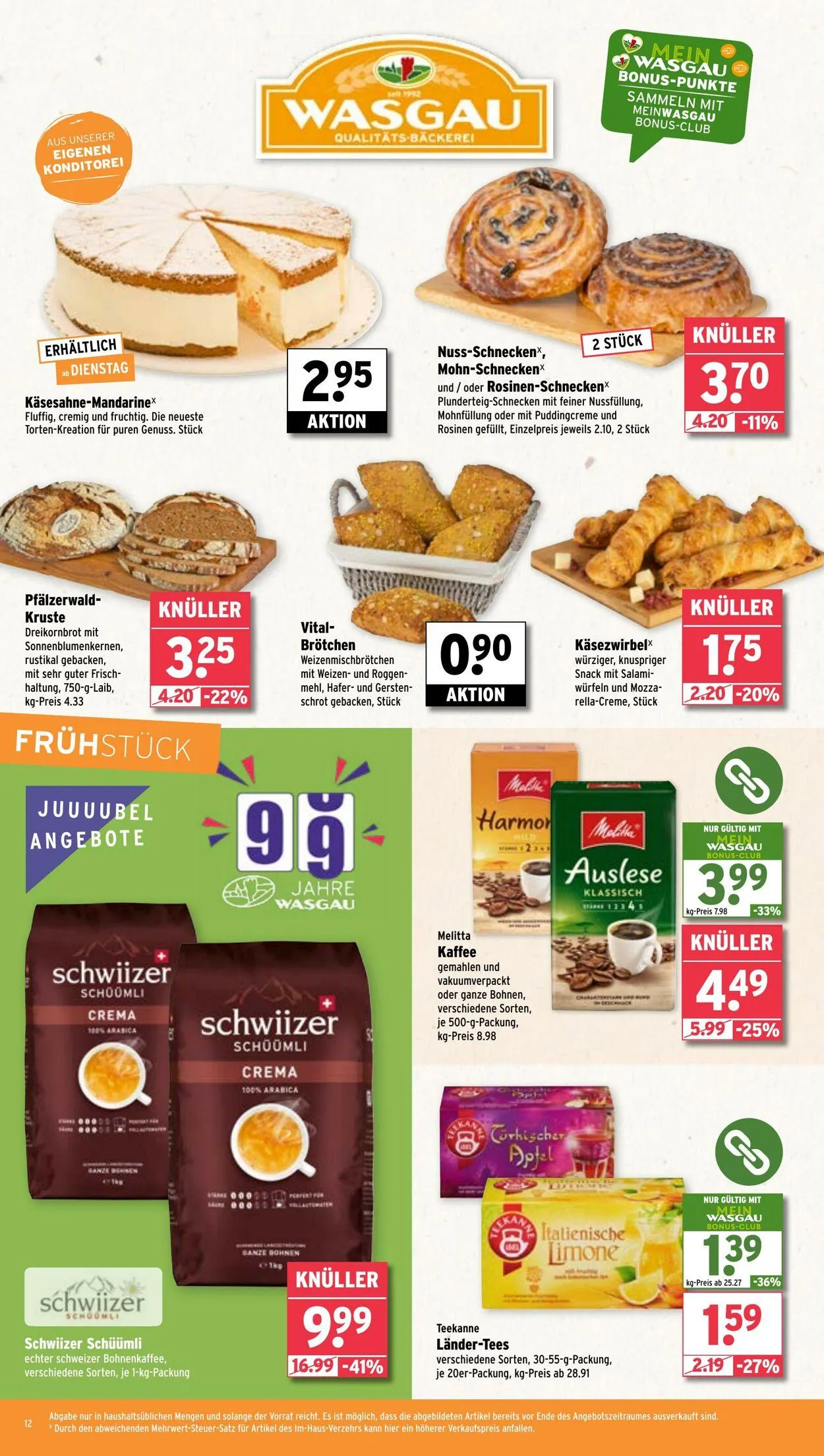 WASGAU Aktueller Prospekt von 7. September bis 21. September 2025 - Prospekt seite 12