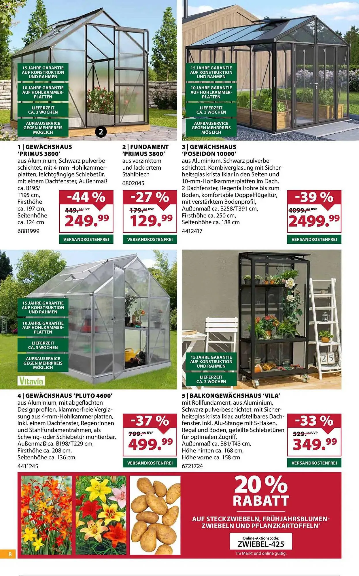 Dehner Prospekt von 2. April bis 7. April 2025 - Prospekt seite 8