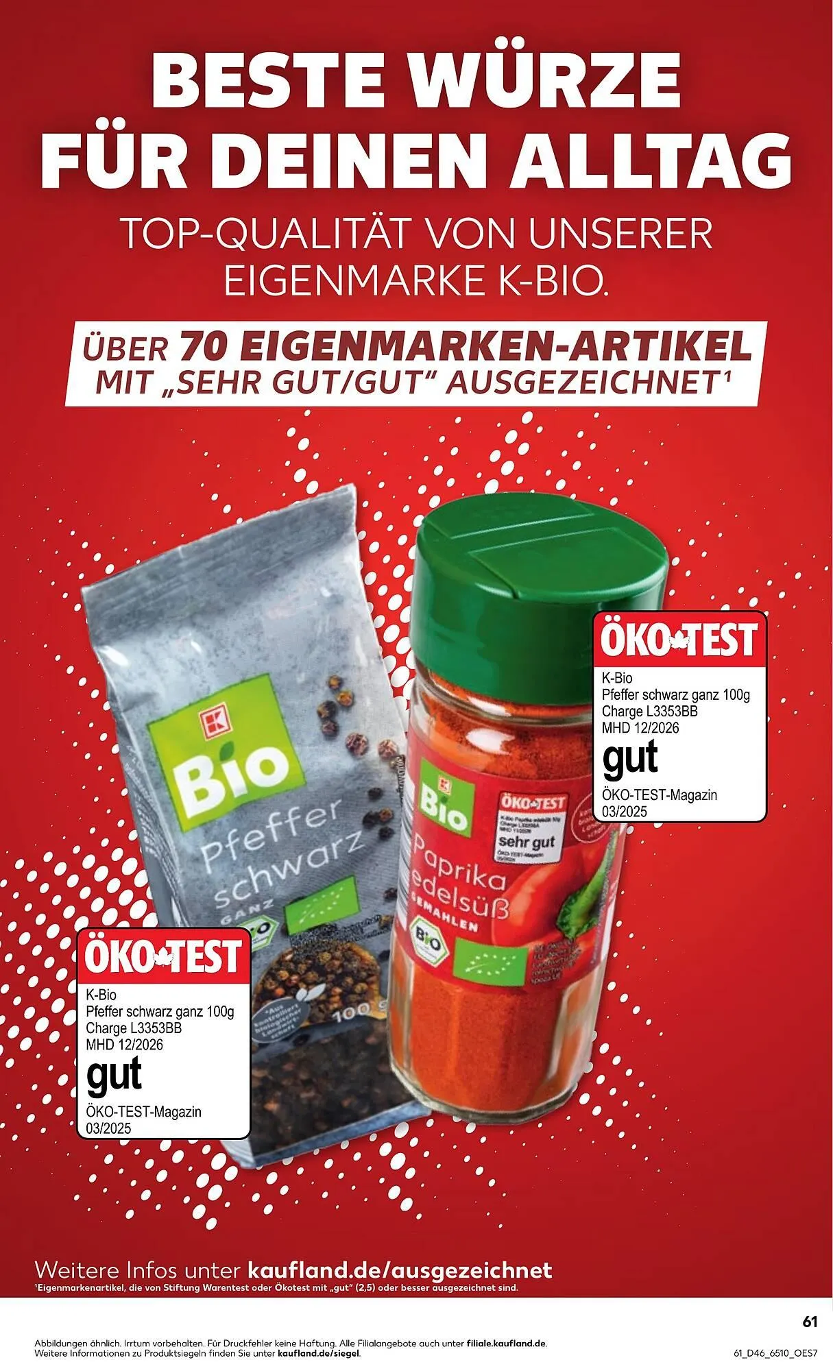 Kaufland Prospekt von 13. November bis 19. November 2025 - Prospekt seite 61