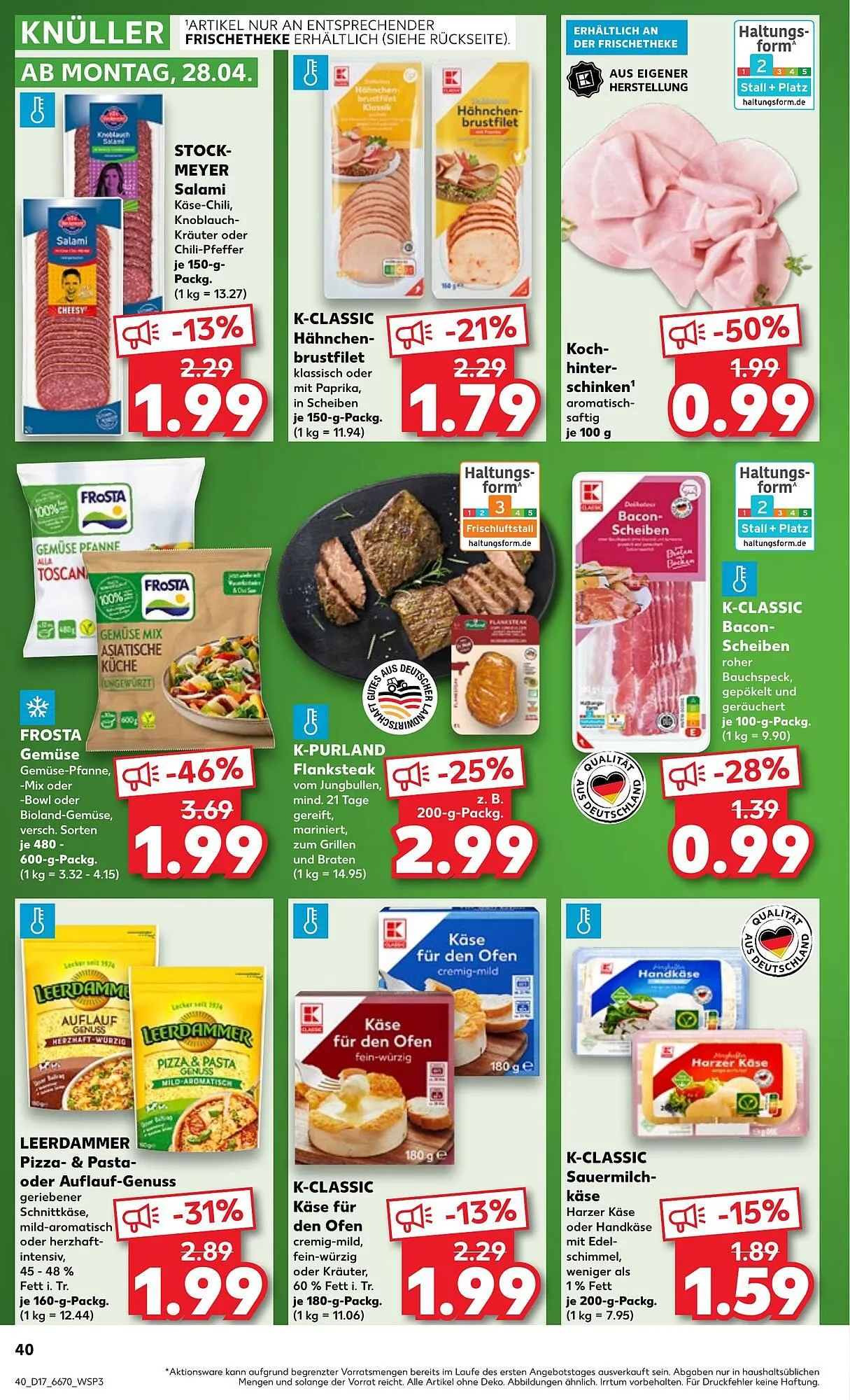 Kaufland Prospekt von 24. April bis 30. April 2025 - Prospekt seite 40