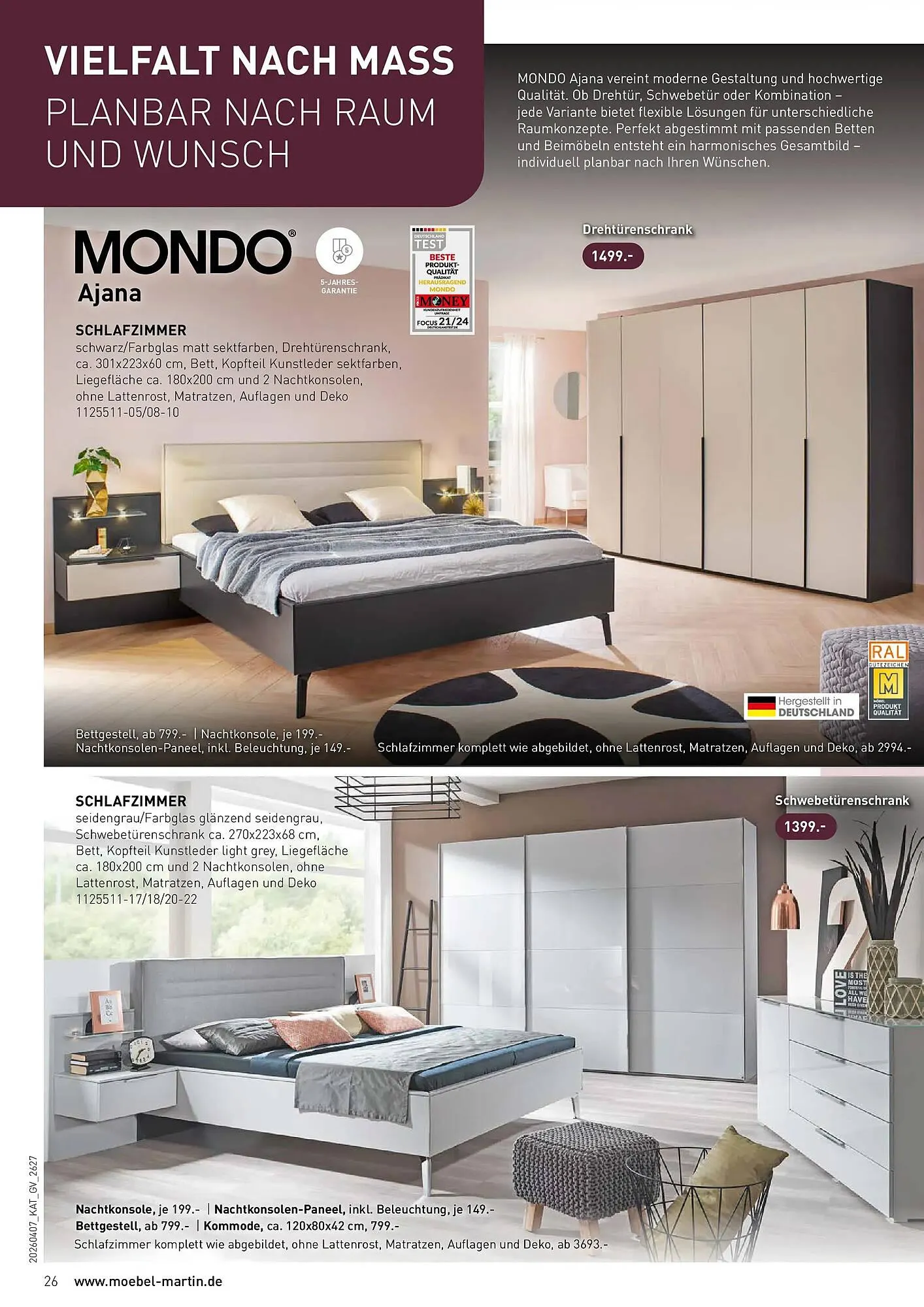 Möbel Martin Prospekt von 6. April bis 31. Mai 2026 - Prospekt seite 26