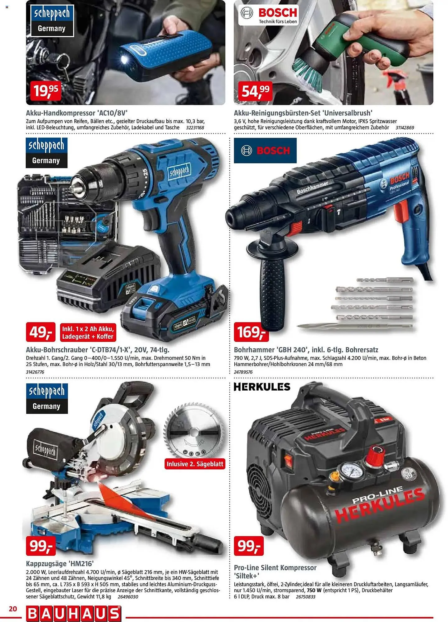 Bauhaus Prospekt von 28. Februar bis 28. März 2026 - Prospekt seite 20