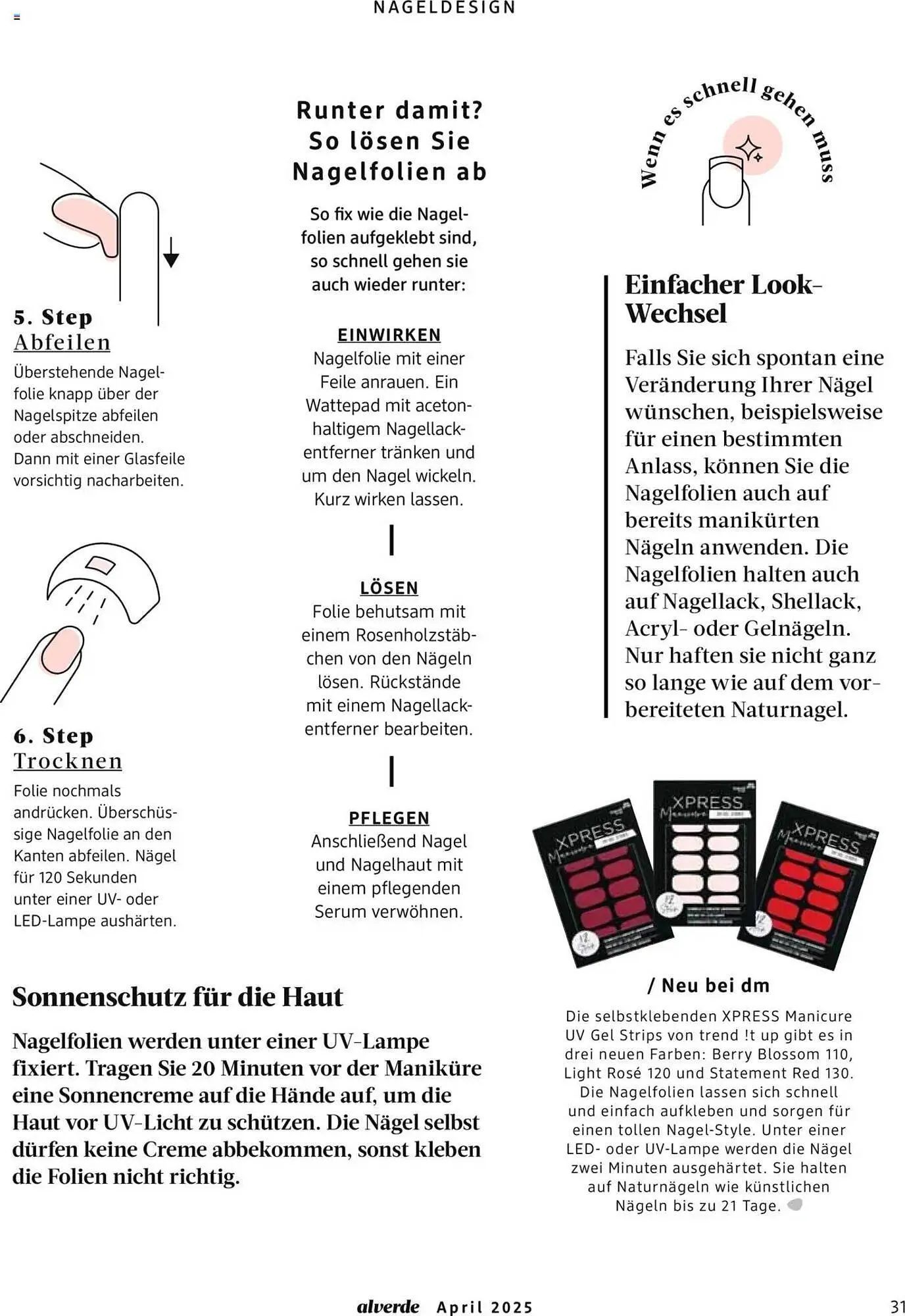 dm drogerie Prospekt von 1. April bis 30. April 2025 - Prospekt seite 31