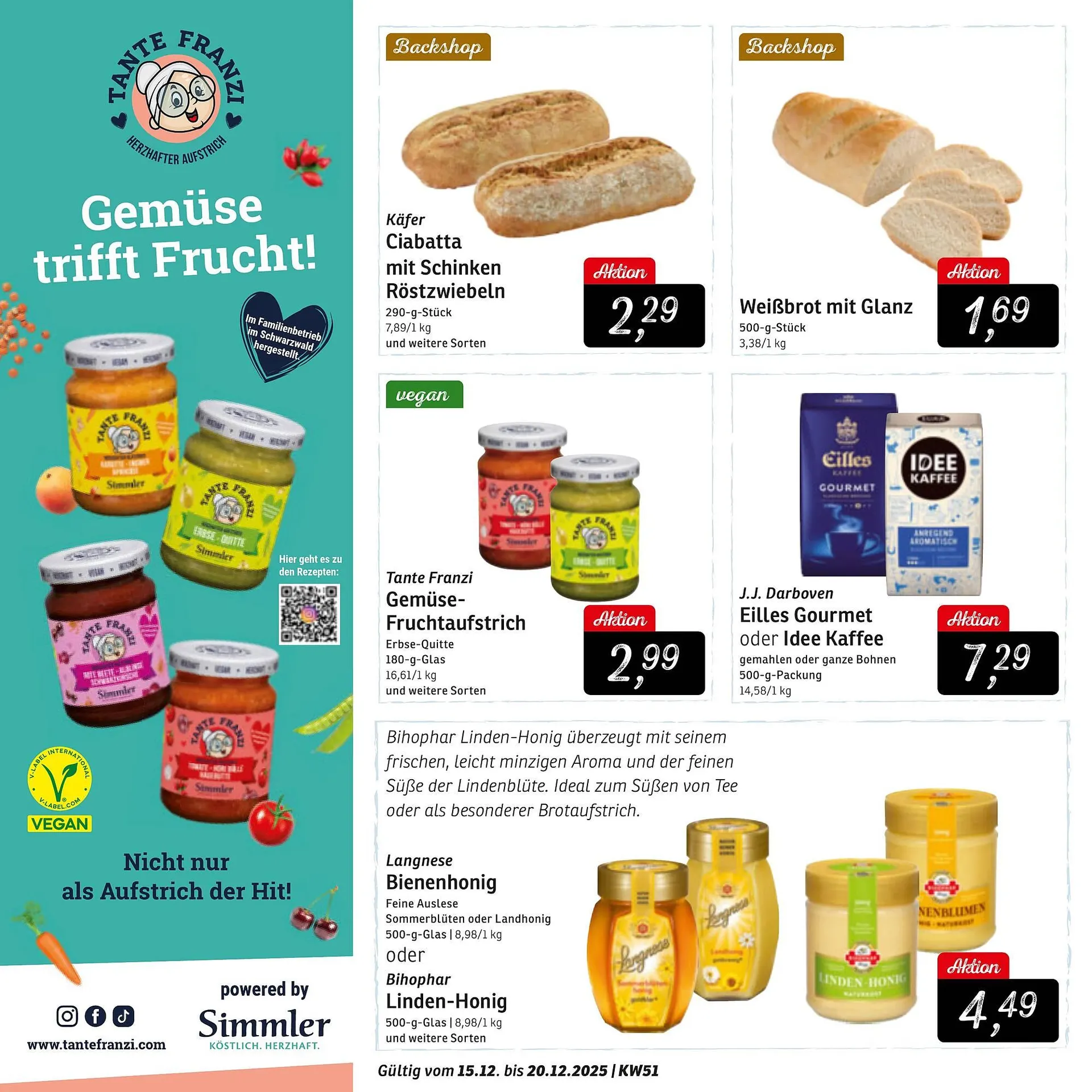 KONSUM Prospekt von 15. Dezember bis 20. Dezember 2025 - Prospekt seite 8