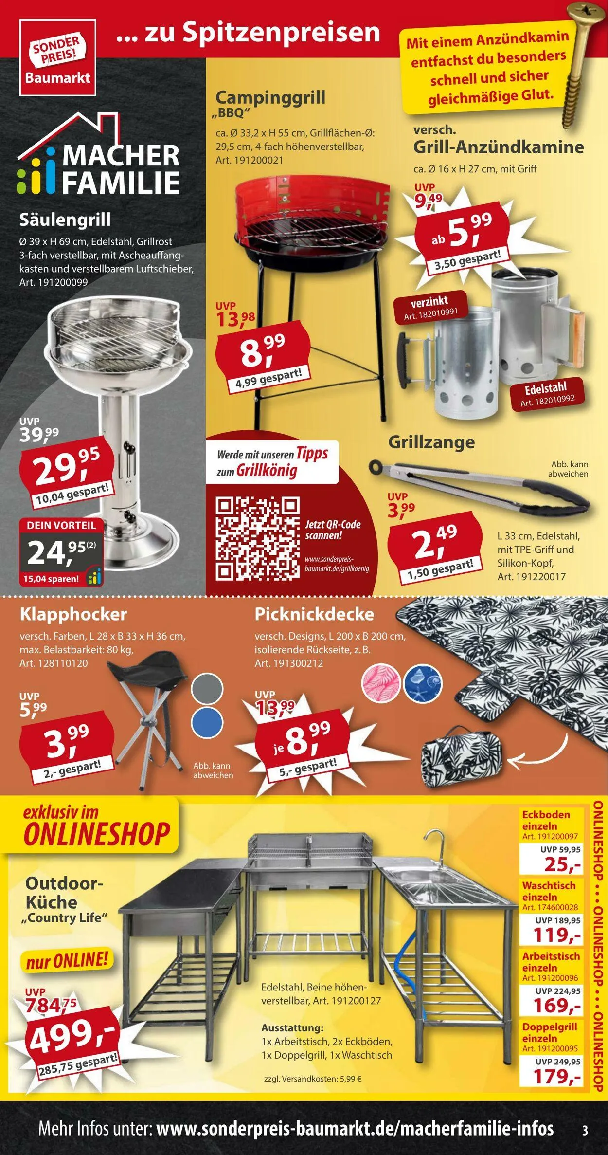 Sonderpreis Baumarkt Aktueller Prospekt von 7. Juni bis 22. Juni 2025 - Prospekt seite 3