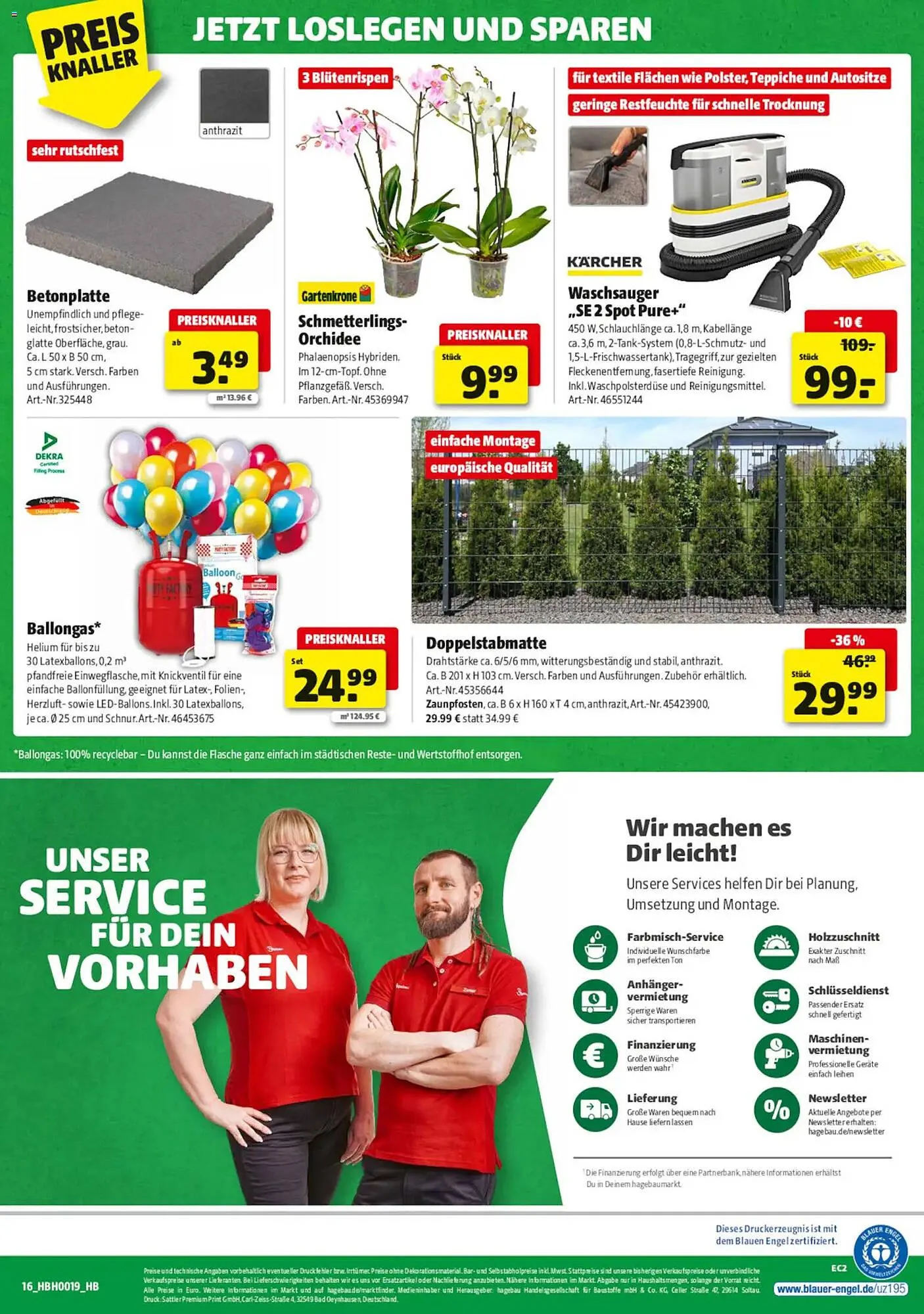 Hagebau Prospekt von 2. Mai bis 9. Mai 2026 - Prospekt seite 16