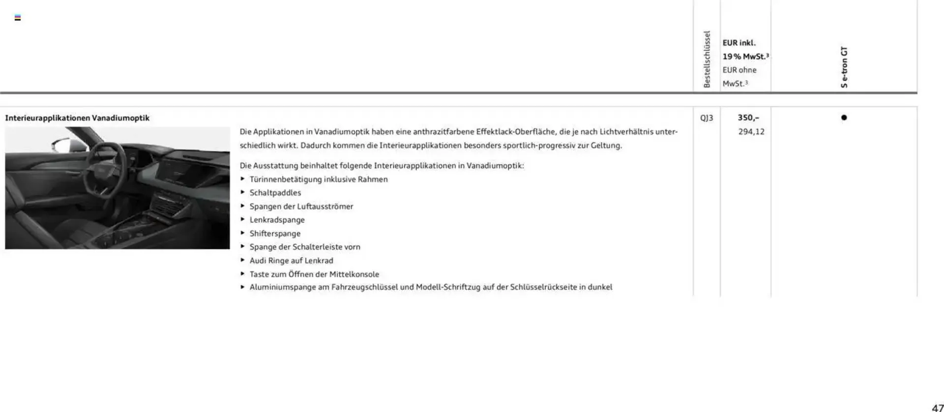 Audi Prospekt von 29. Januar bis 31. Dezember 2025 - Prospekt seite 47