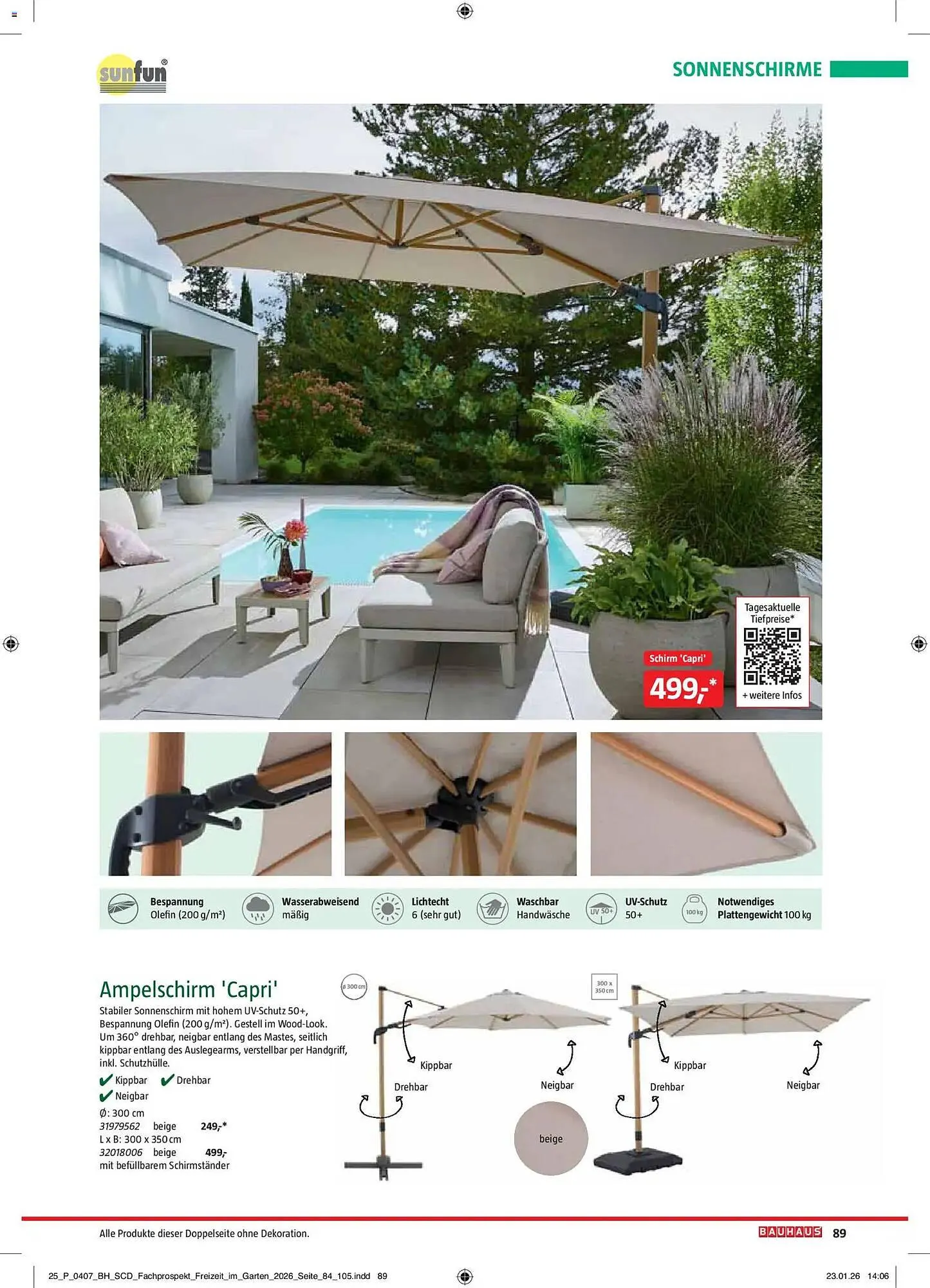 Bauhaus Prospekt von 2. März bis 30. Juni 2026 - Prospekt seite 89