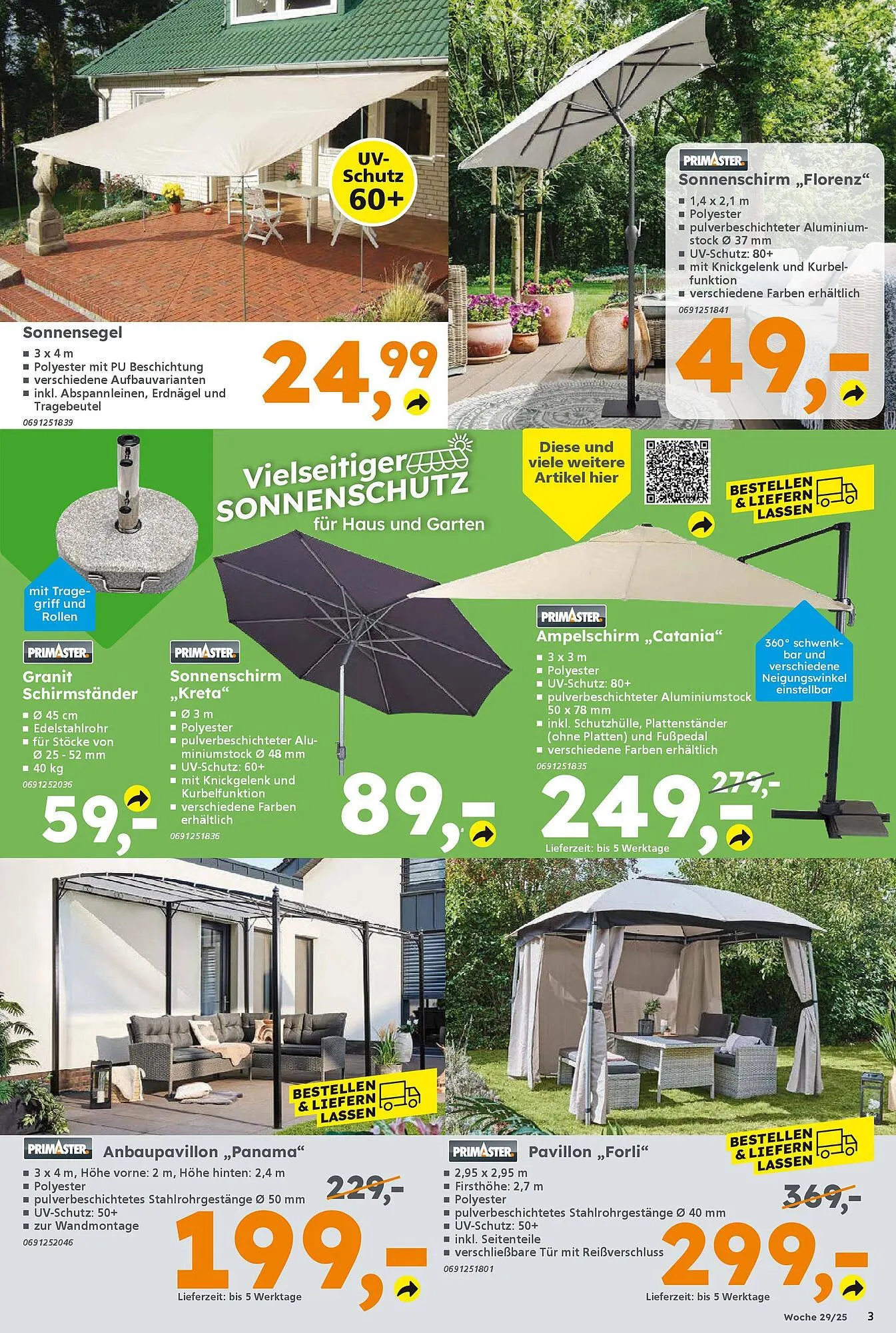 Globus Baumarkt Prospekt von 13. Juli bis 19. Juli 2025 - Prospekt seite 3