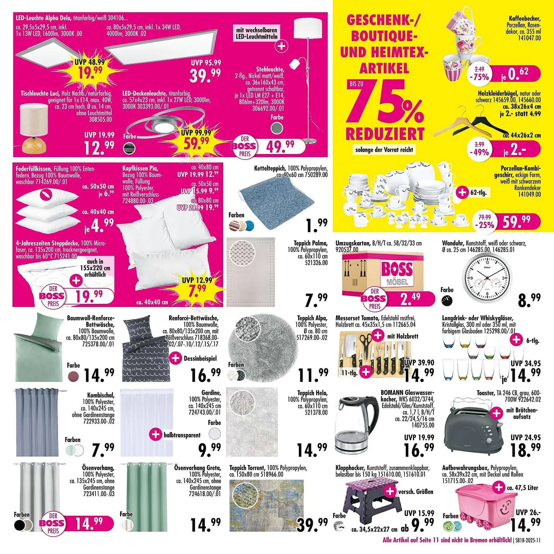 Möbel Boss Prospekt von 28. April bis 4. Mai 2025 - Prospekt seite 11