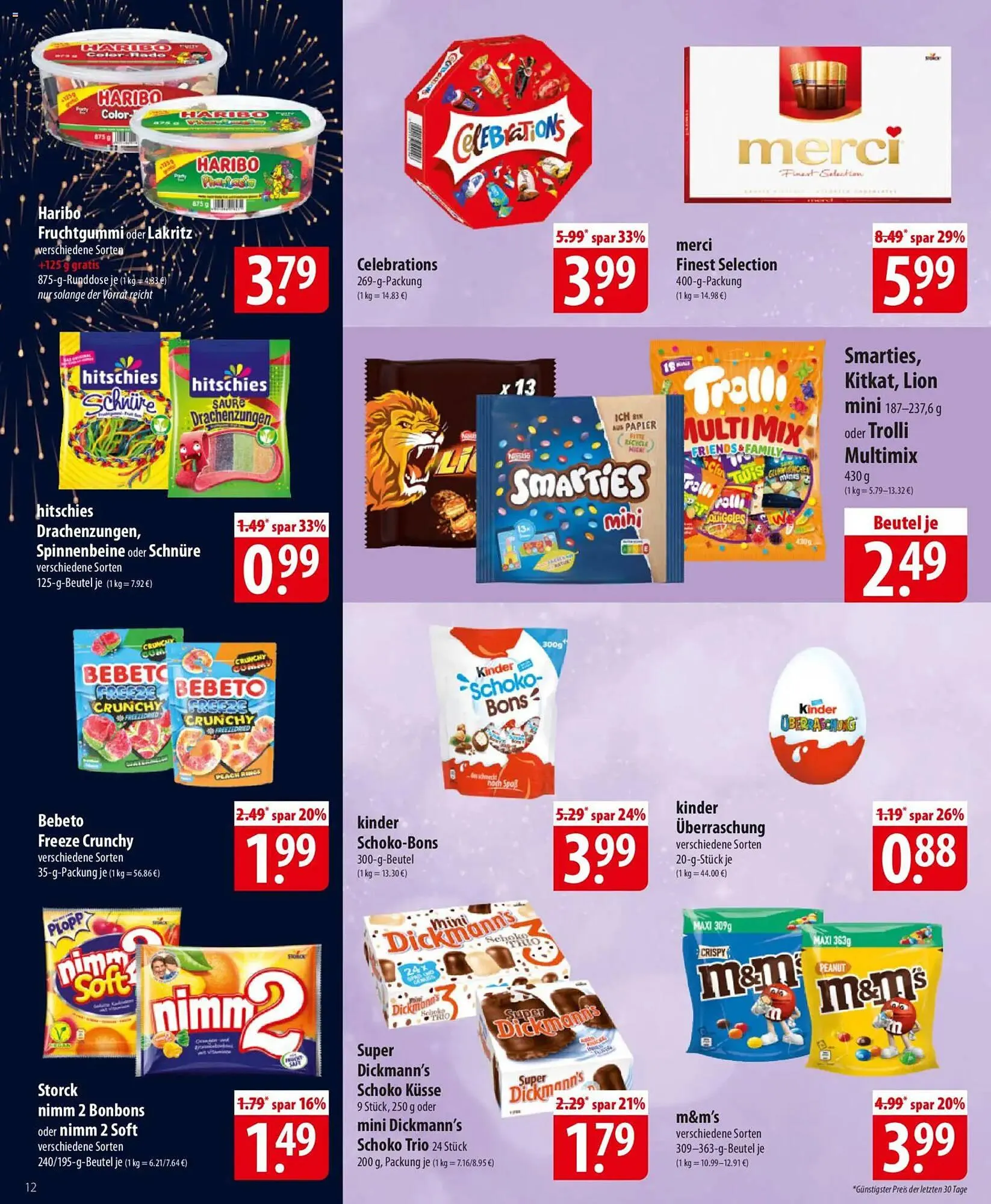 Famila Nord Ost Prospekt von 29. Dezember bis 3. Januar 2026 - Prospekt seite 12