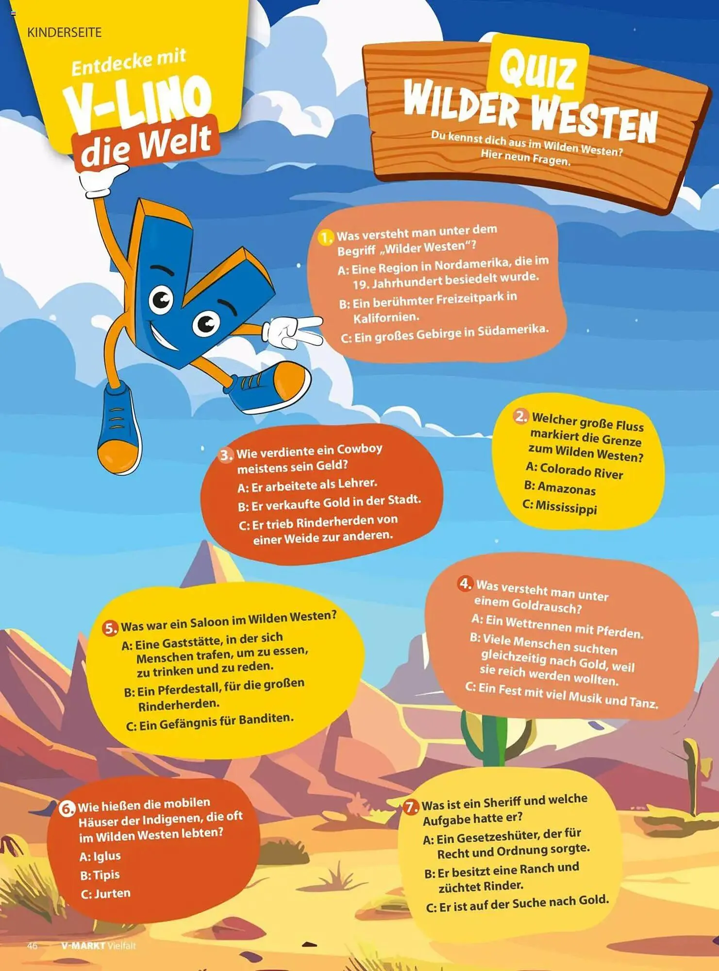 V Markt Prospekt von 1. Juli bis 31. August 2025 - Prospekt seite 46