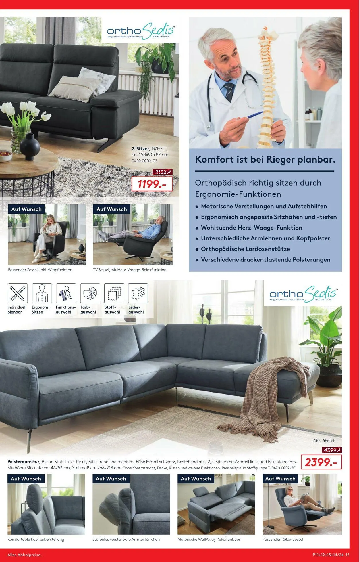 Möbel Rieger Aktueller Prospekt von 8. Oktober bis 22. Oktober 2025 - Prospekt seite 15