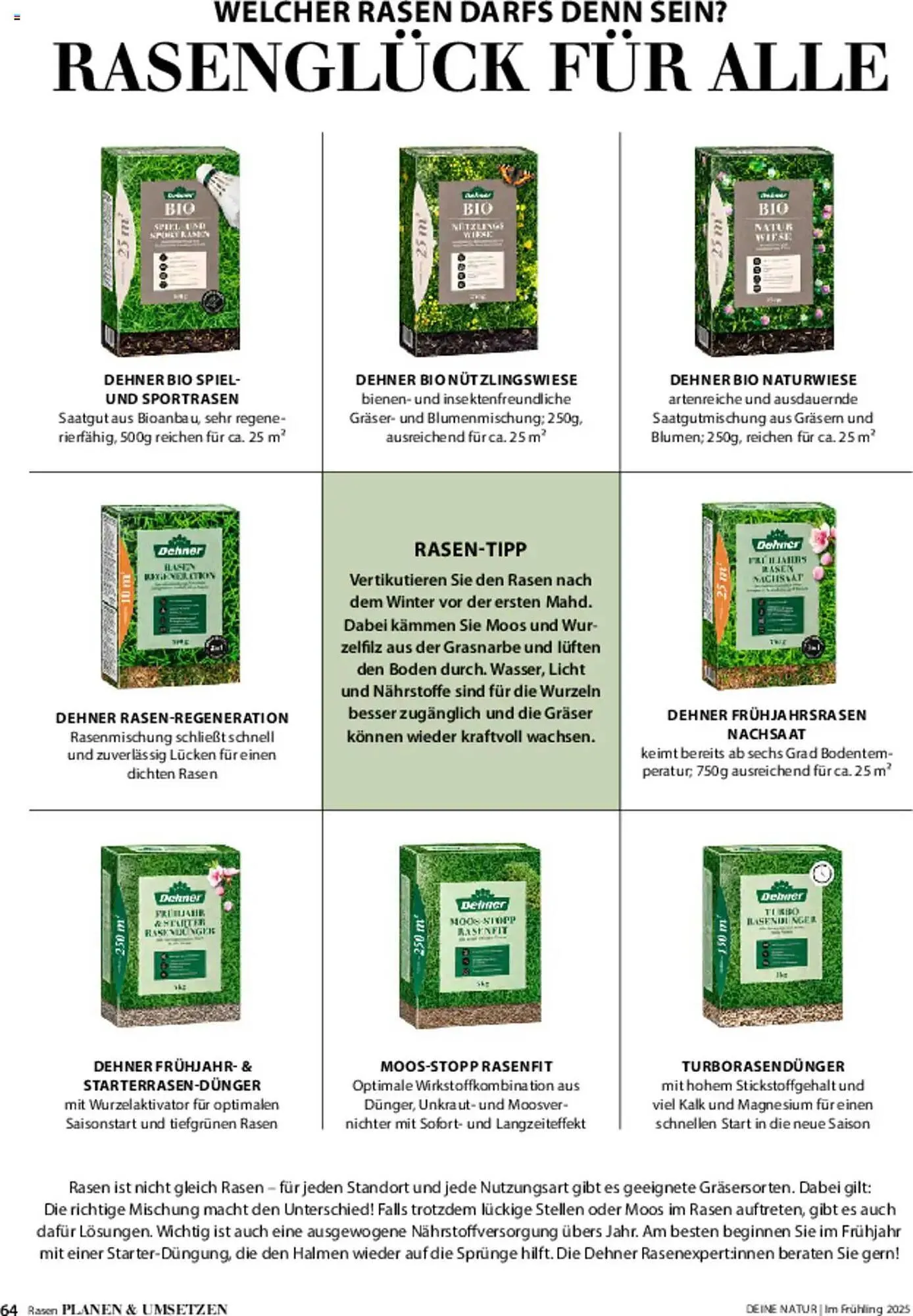 Dehner Prospekt von 6. März bis 9. Juni 2025 - Prospekt seite 64
