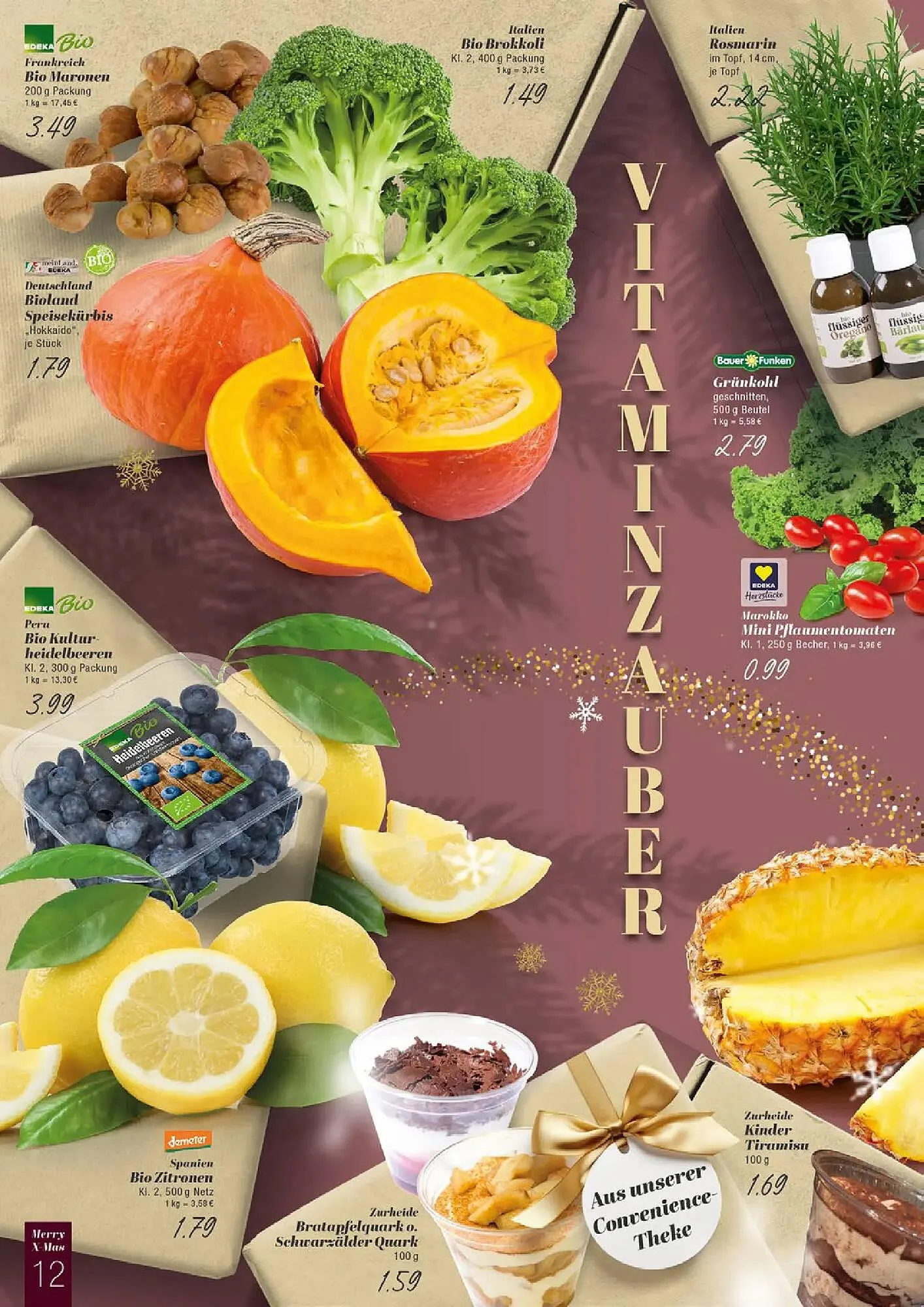 Edeka Prospekt von 14. Dezember bis 24. Dezember 2025 - Prospekt seite 12